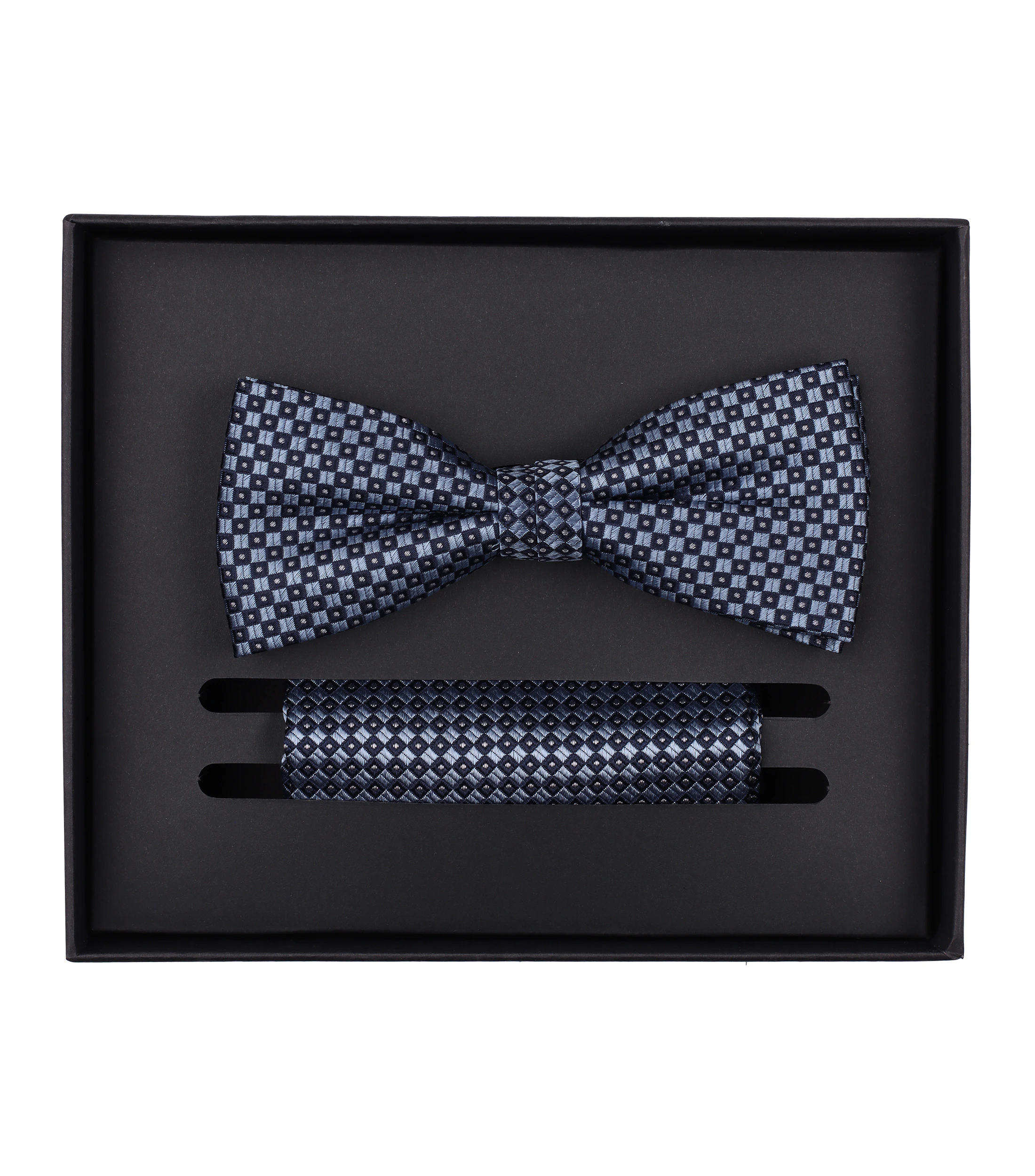 Accessoires im gemusterten Design in der Farbe Himmelblau