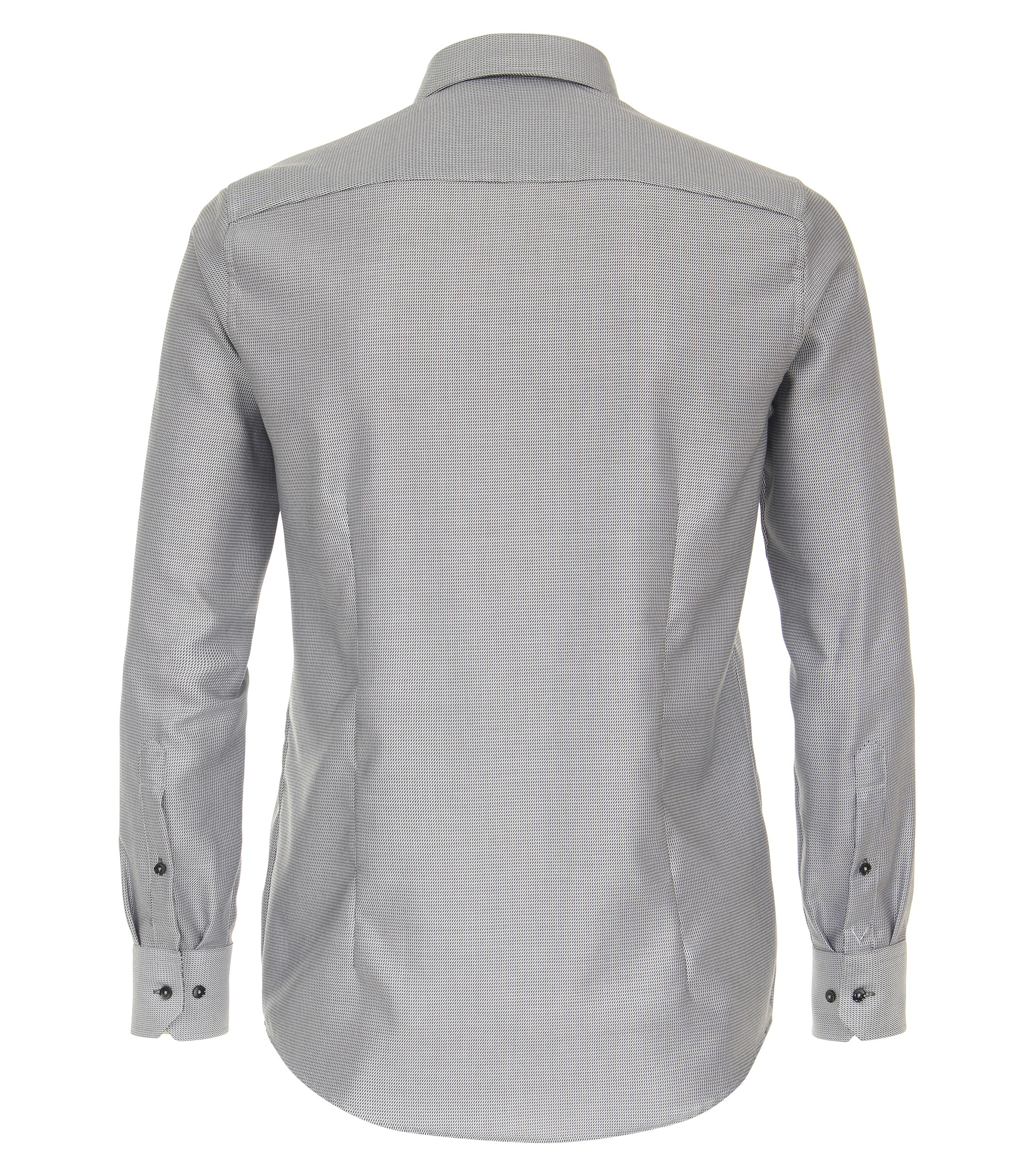 Ein Businesshemd im uni Muster in der Farbe Dunkelgrau