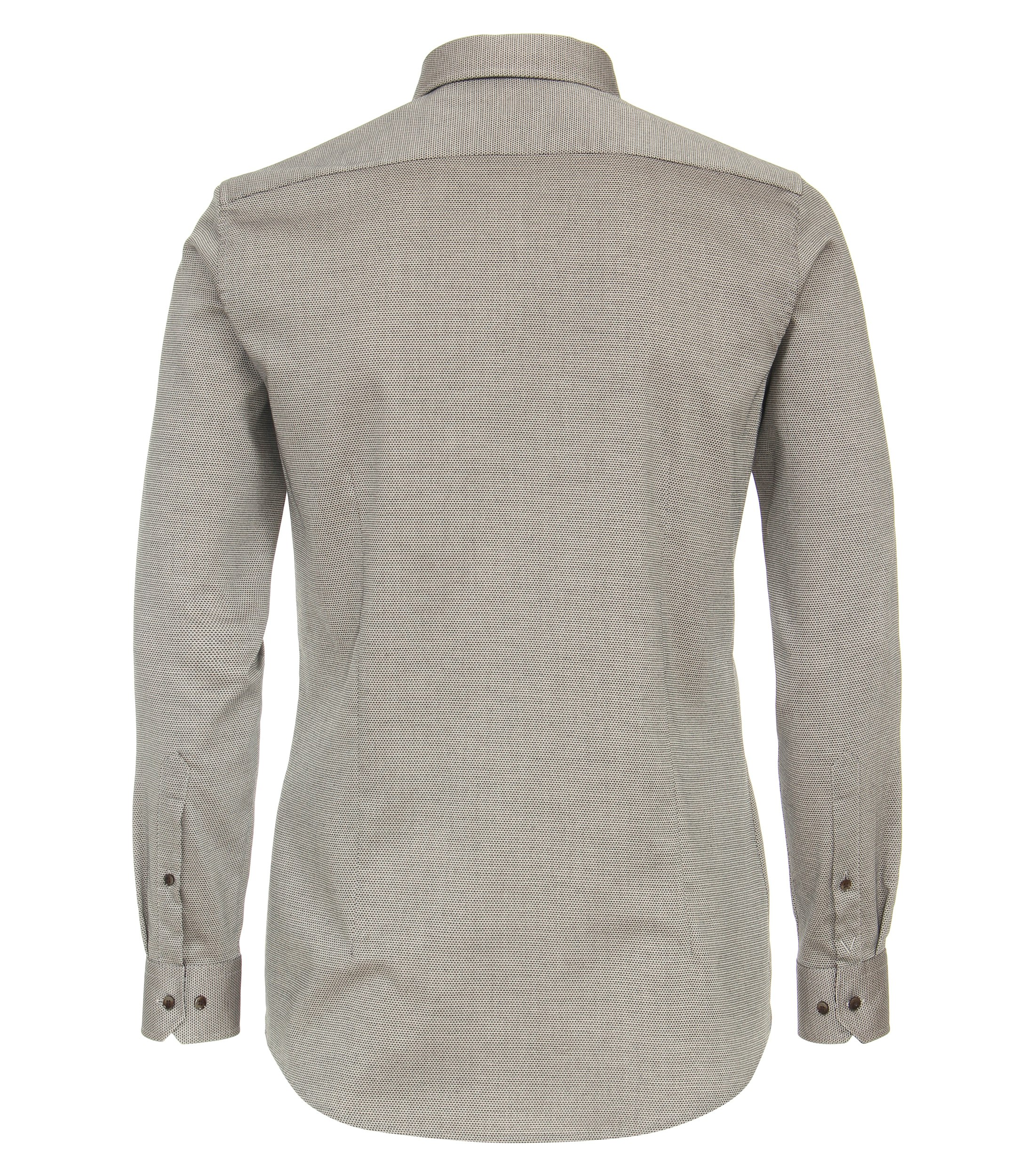 Ein Businesshemd im uni Muster in der Farbe Braun