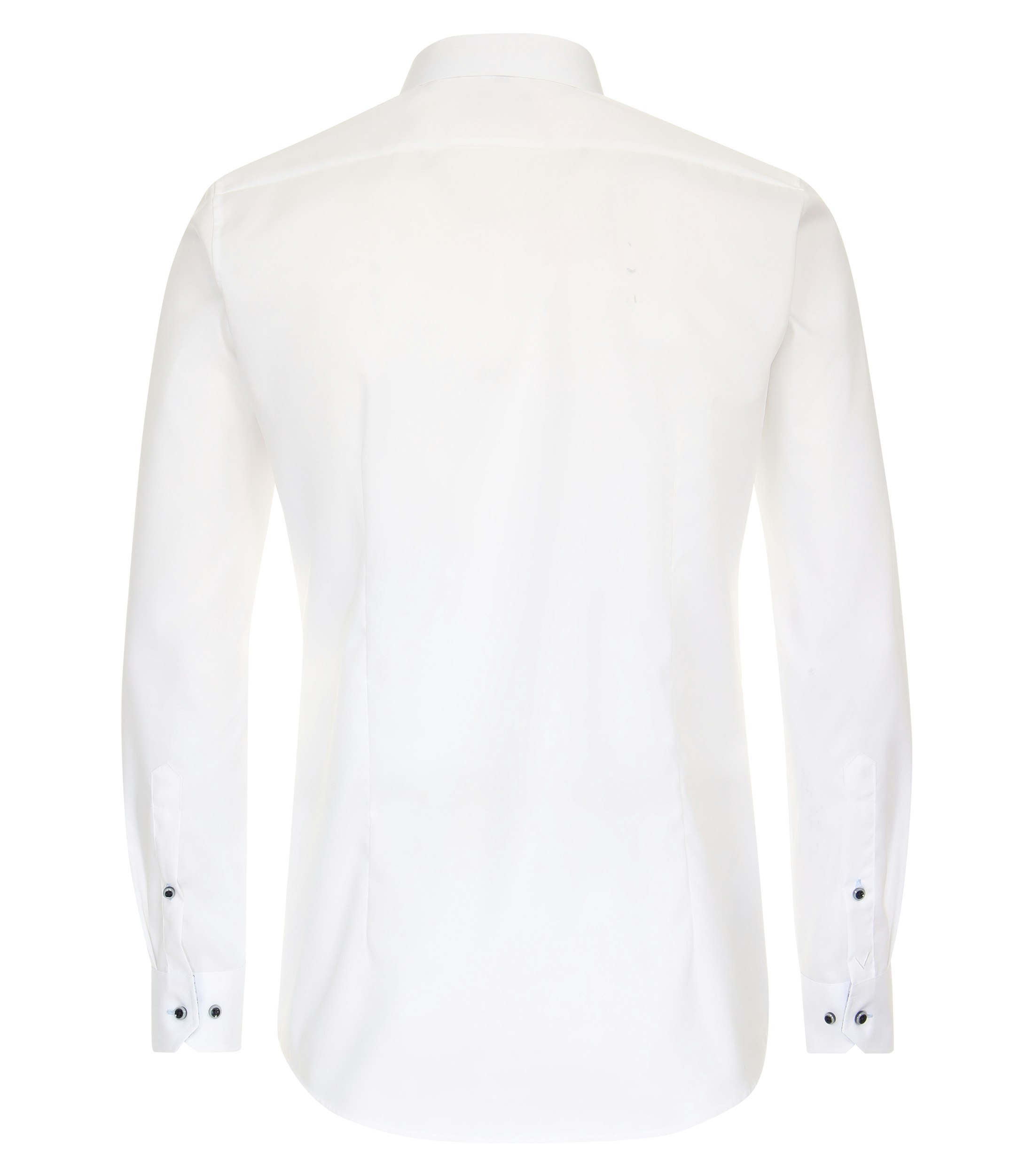 Ein Businesshemd im uni Muster in der Farbe Weiß