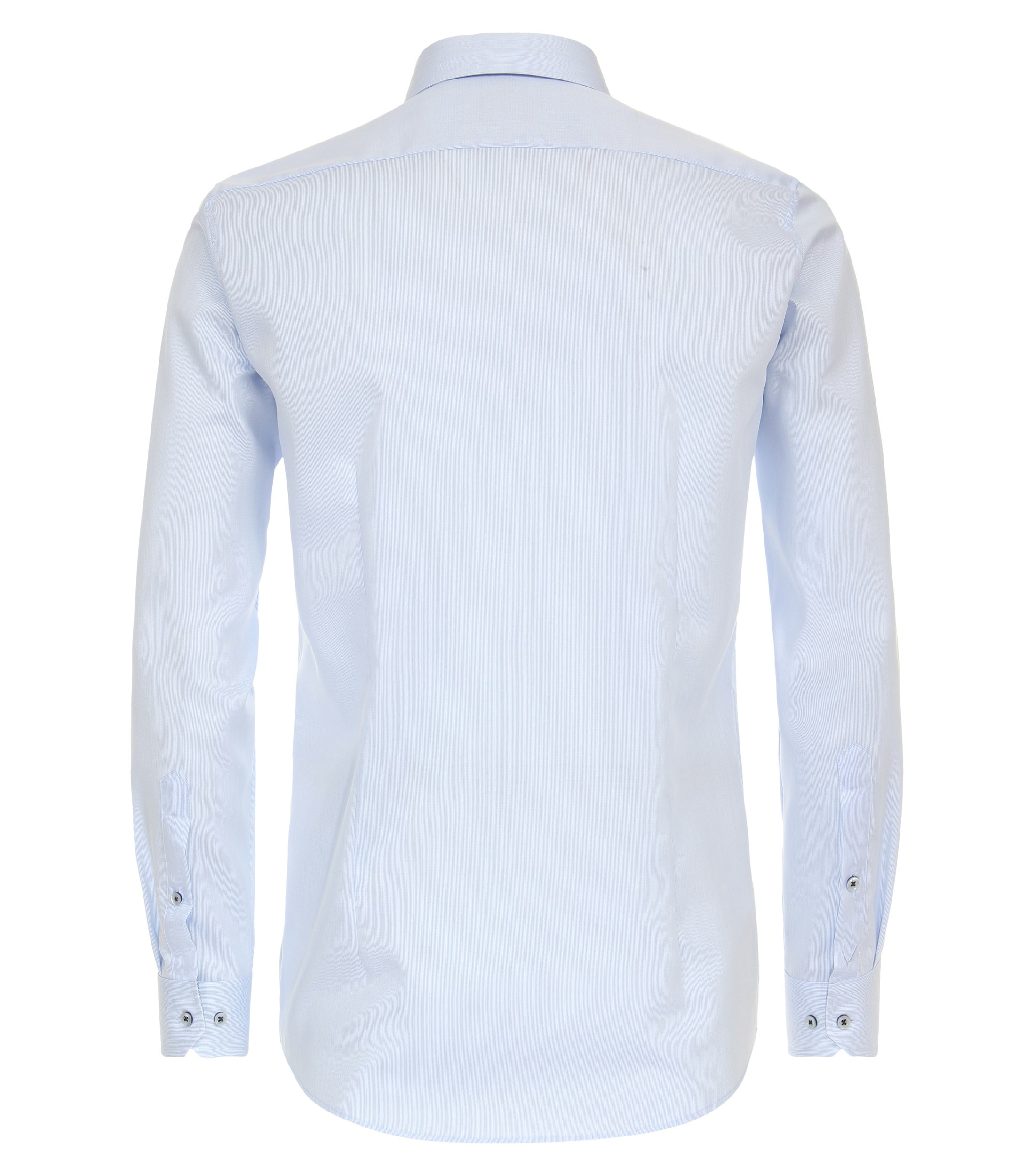 Ein Businesshemd im gestreift Muster in der Farbe Hellblau