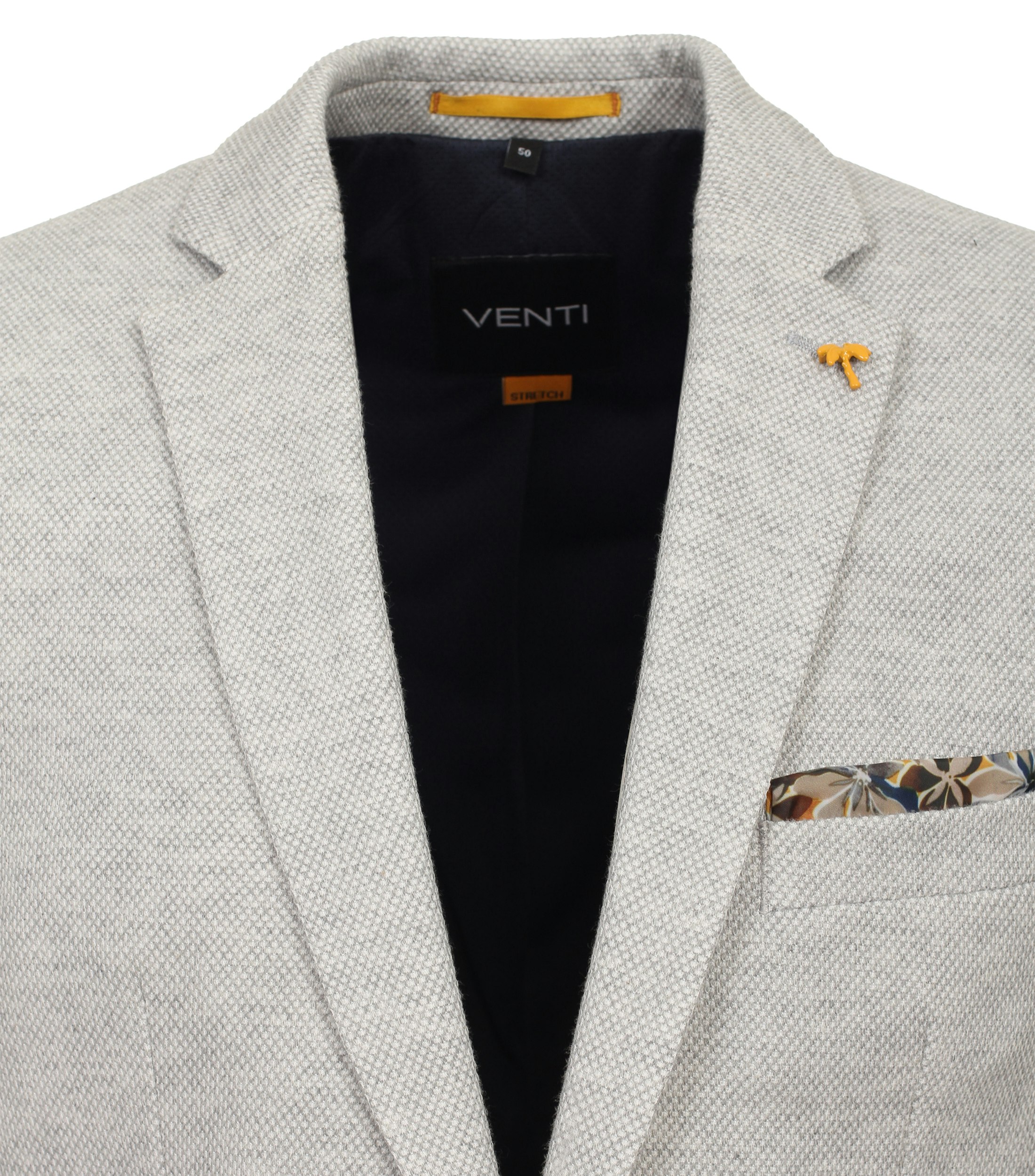 Ein Sakko im uni Muster in der Farbe Weißgrau