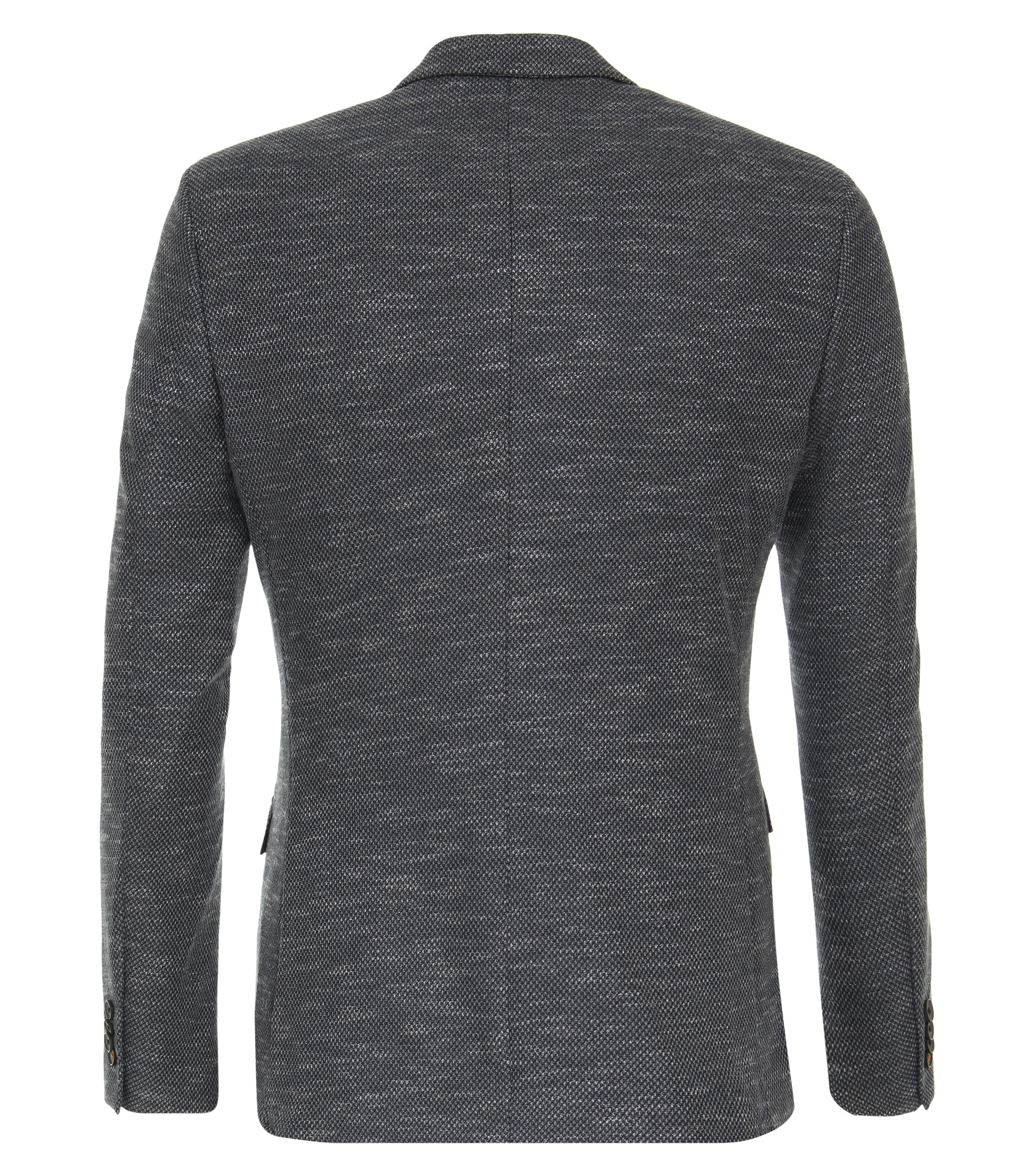Ein Sakko im uni Muster in der Farbe graues Dunkelblau