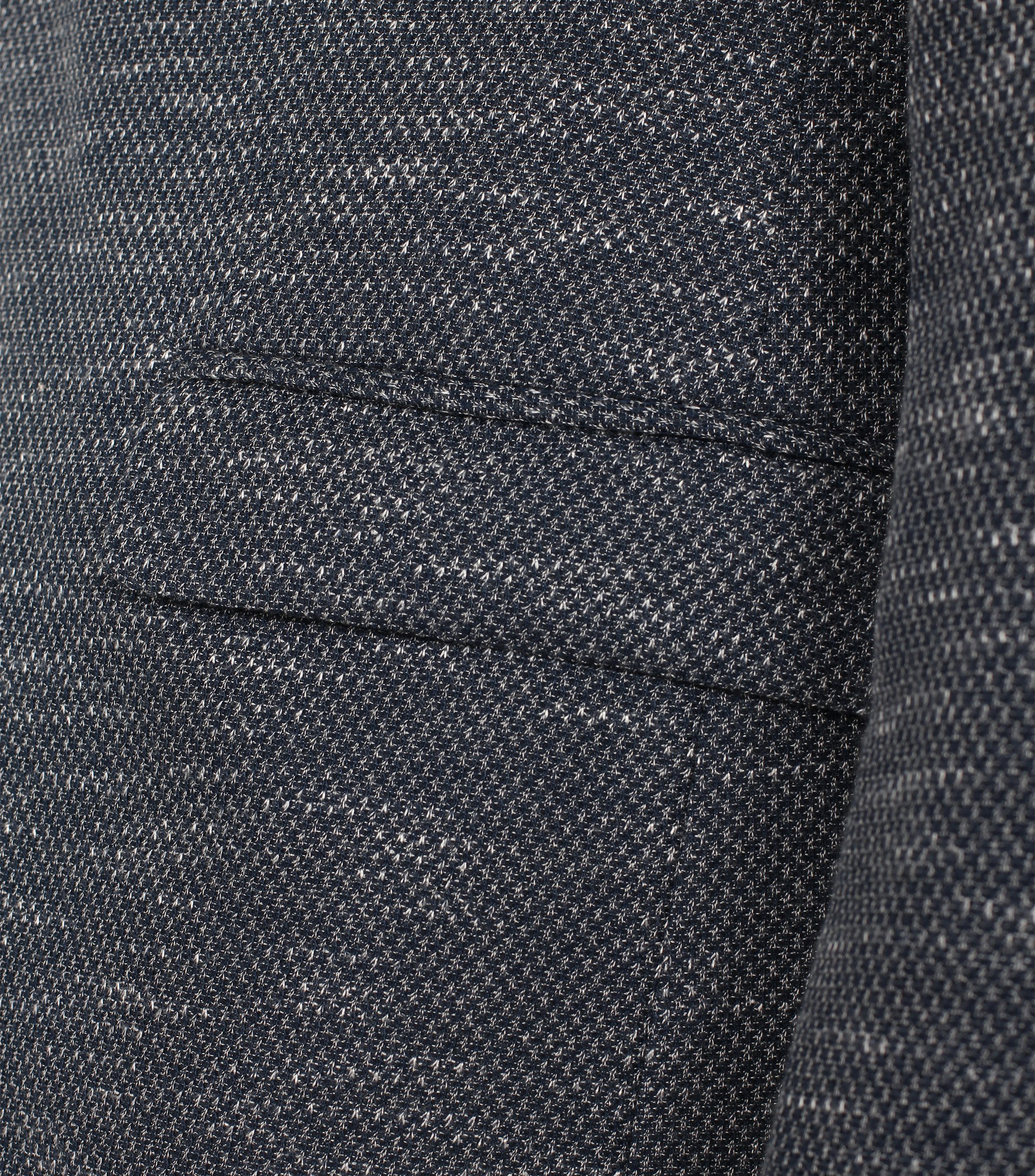 Ein Sakko im uni Muster in der Farbe graues Dunkelblau