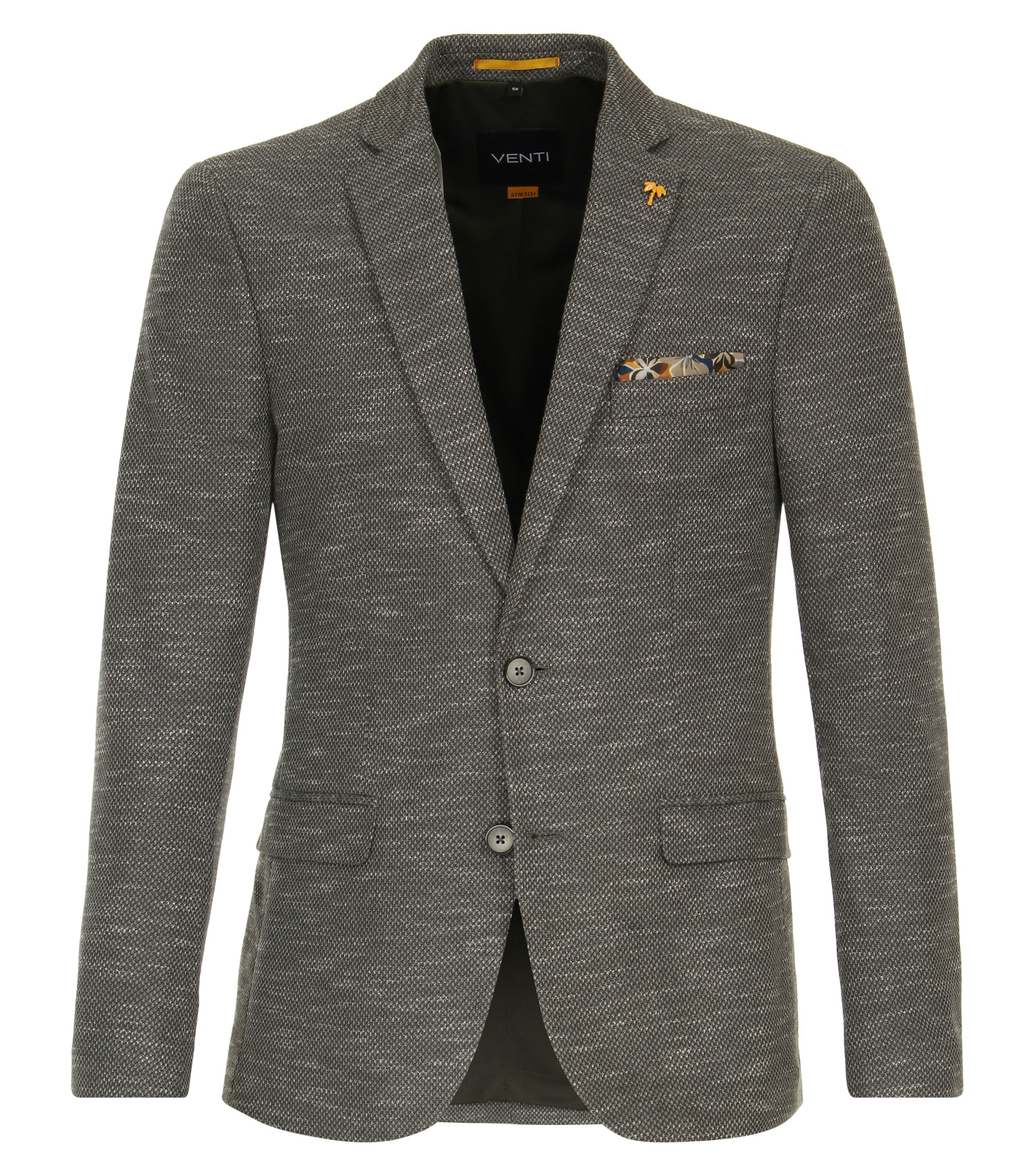 Ein Sakko im uni Muster in der Farbe Hellbraun