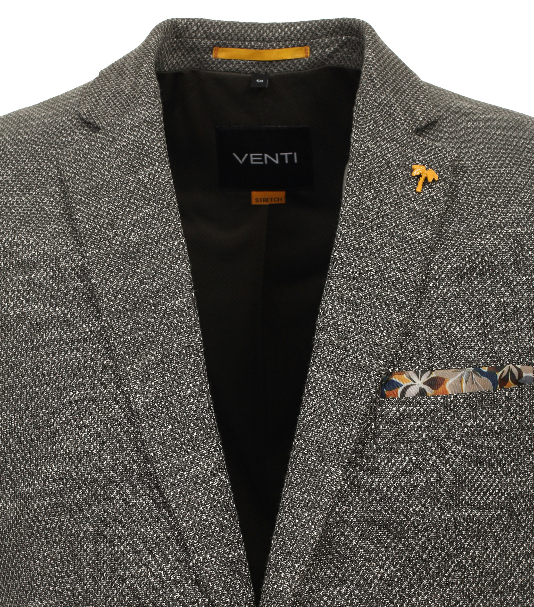 Ein Sakko im uni Muster in der Farbe Hellbraun