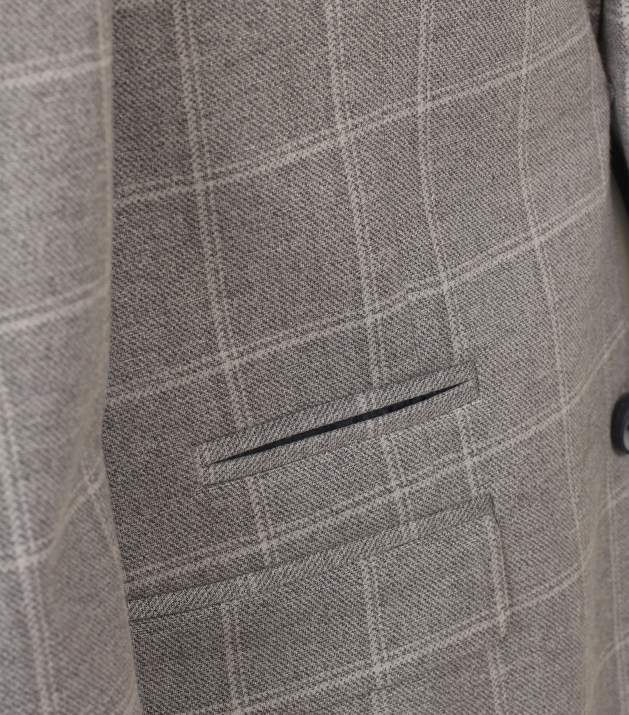 Ein Sakko im uni Muster in der Farbe Beige