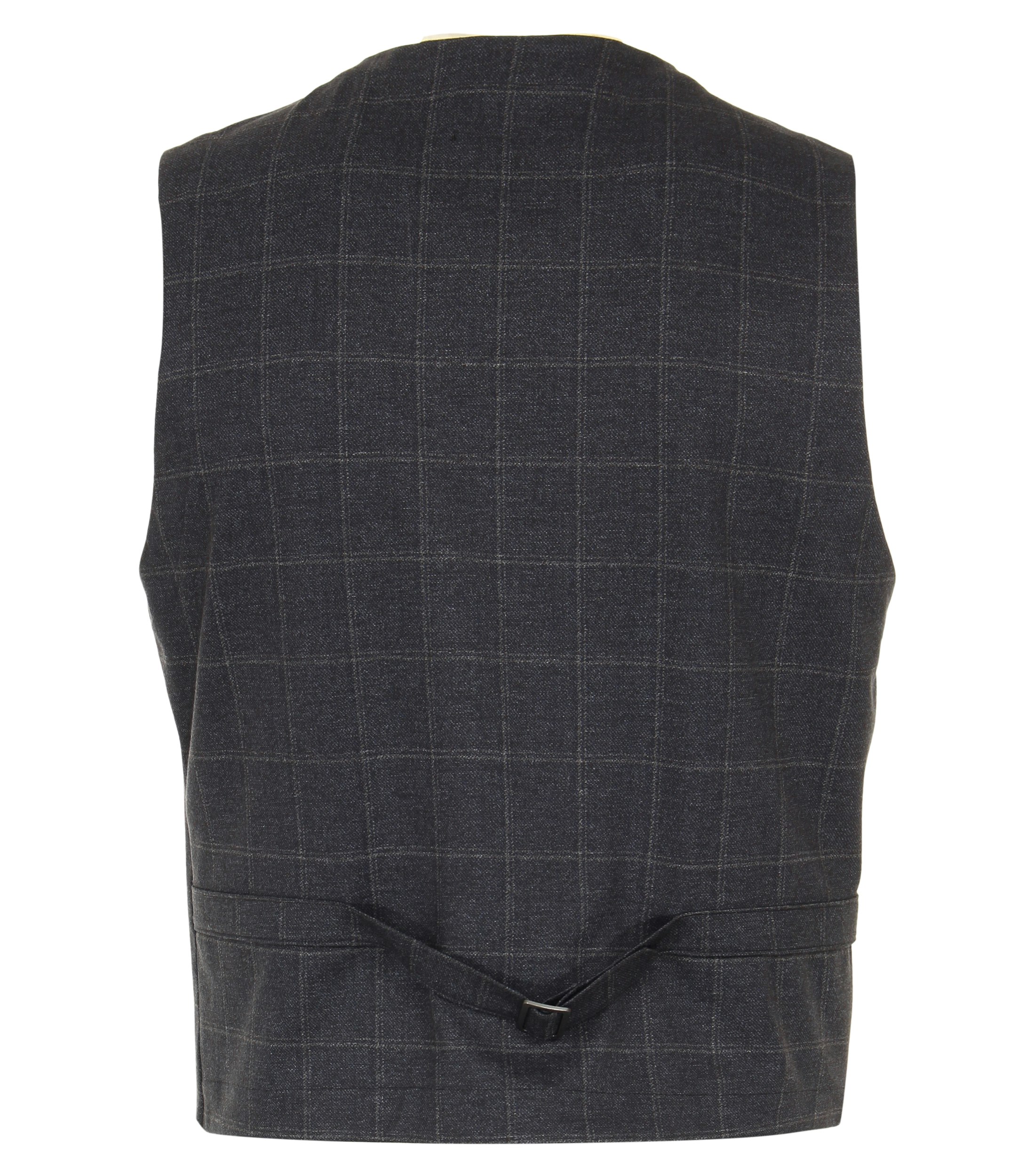 Ein Weste im uni Muster in der Farbe graues Dunkelblau