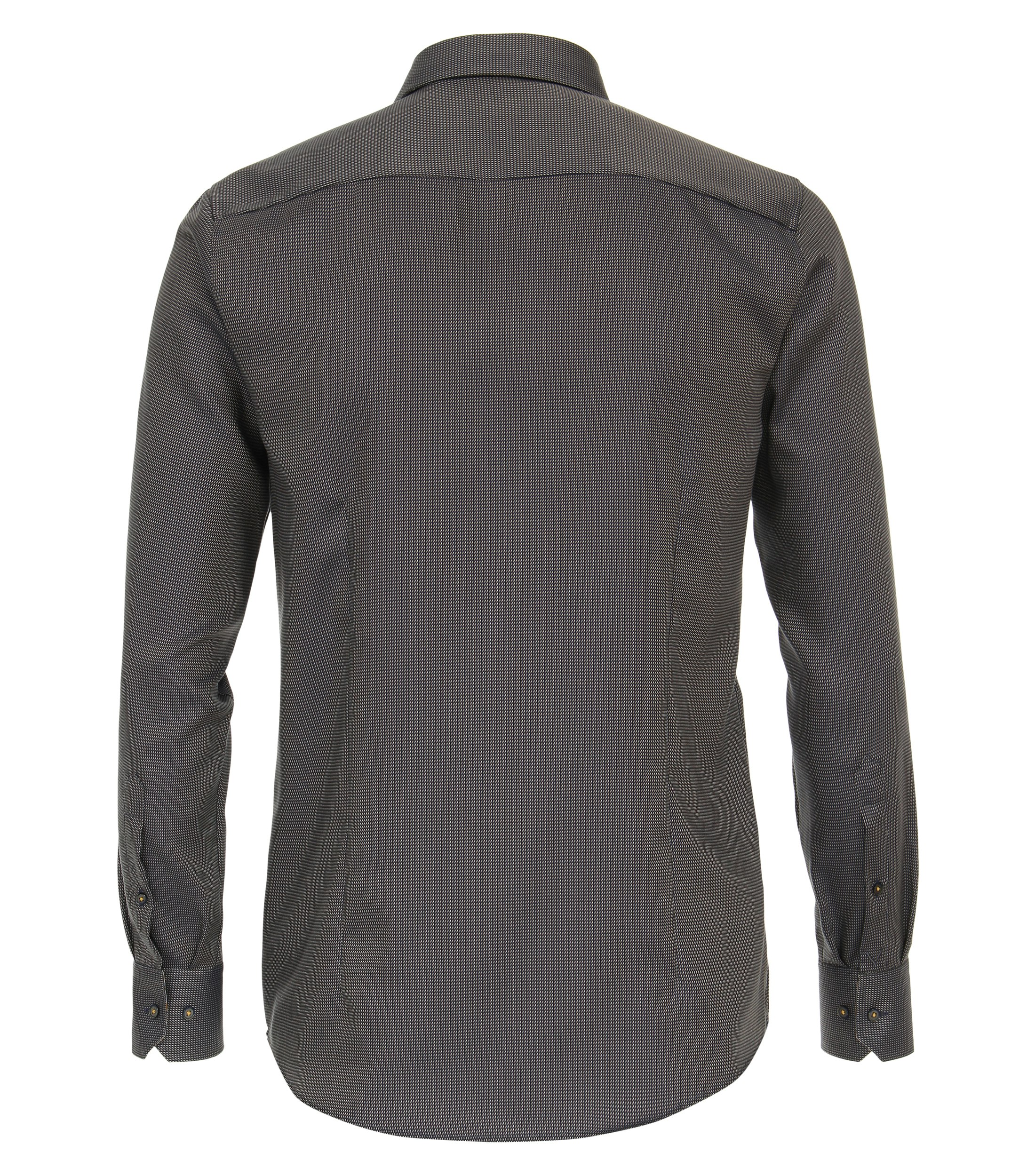 Ein Businesshemd im uni Muster in der Farbe Schlamm