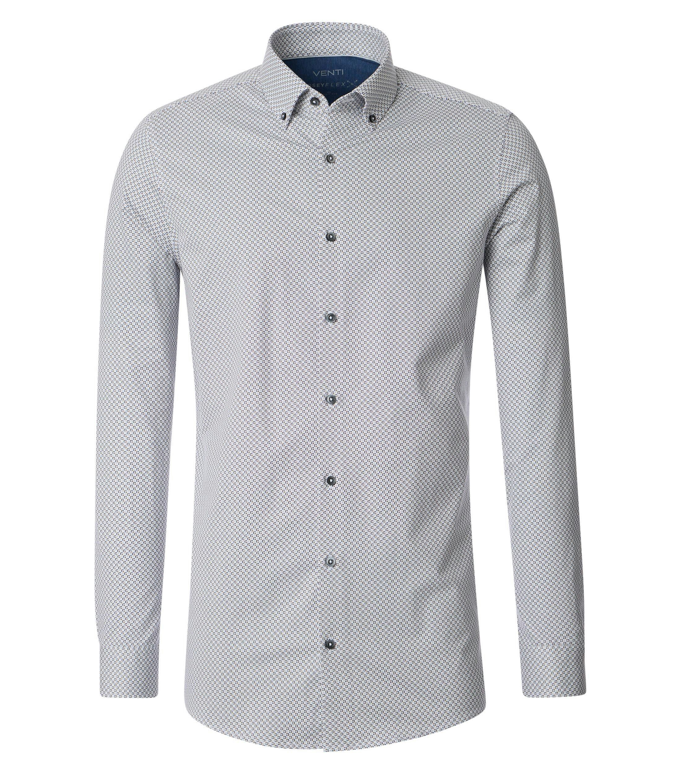 Ein Businesshemd im Print Muster in der Farbe Hellblau