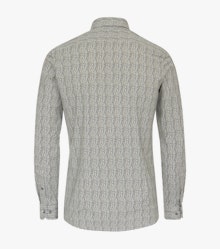 Ein Businesshemd im Print Muster in der Farbe Grün