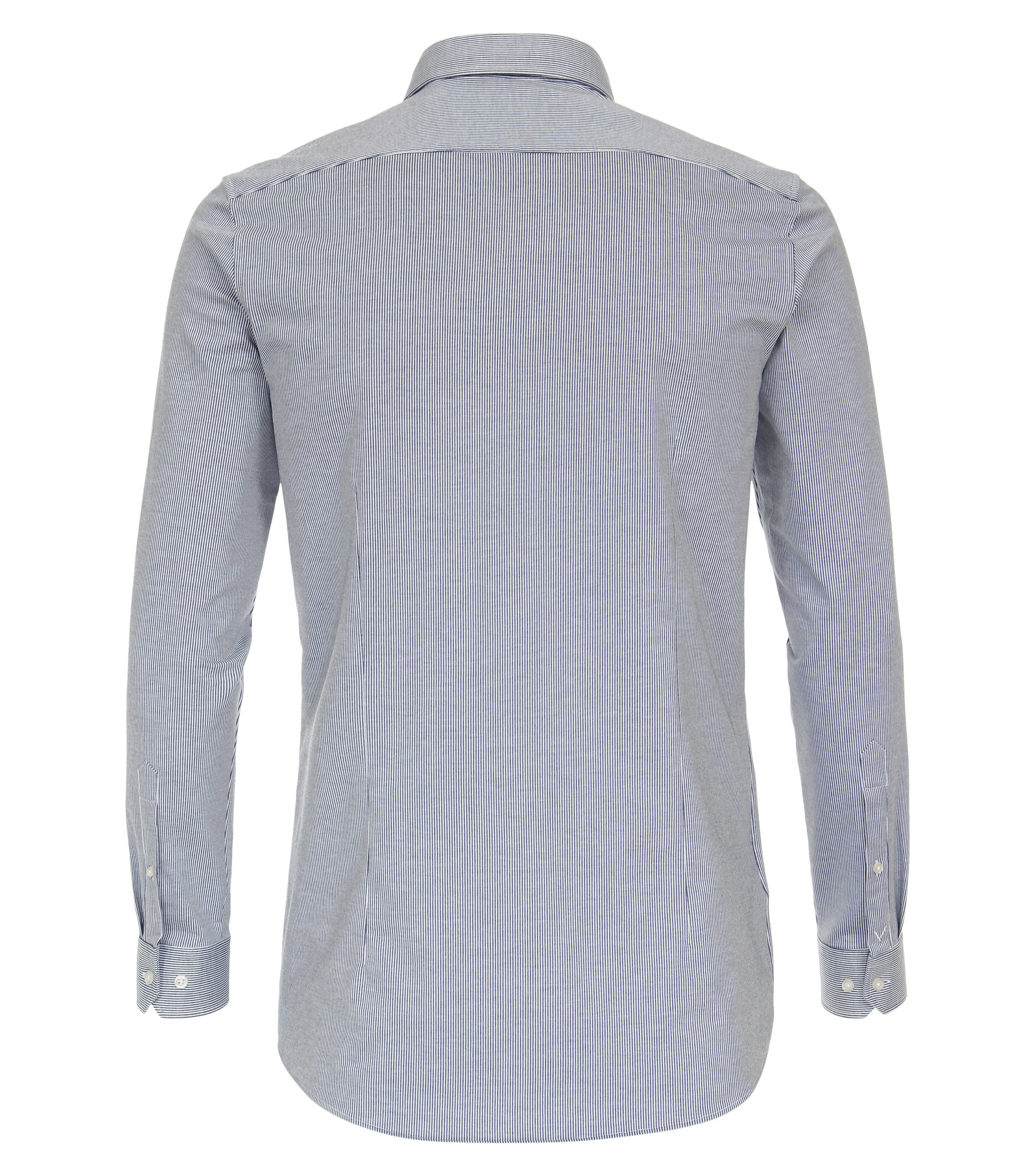 Ein Businesshemd im gestreift Muster in der Farbe Hellblau