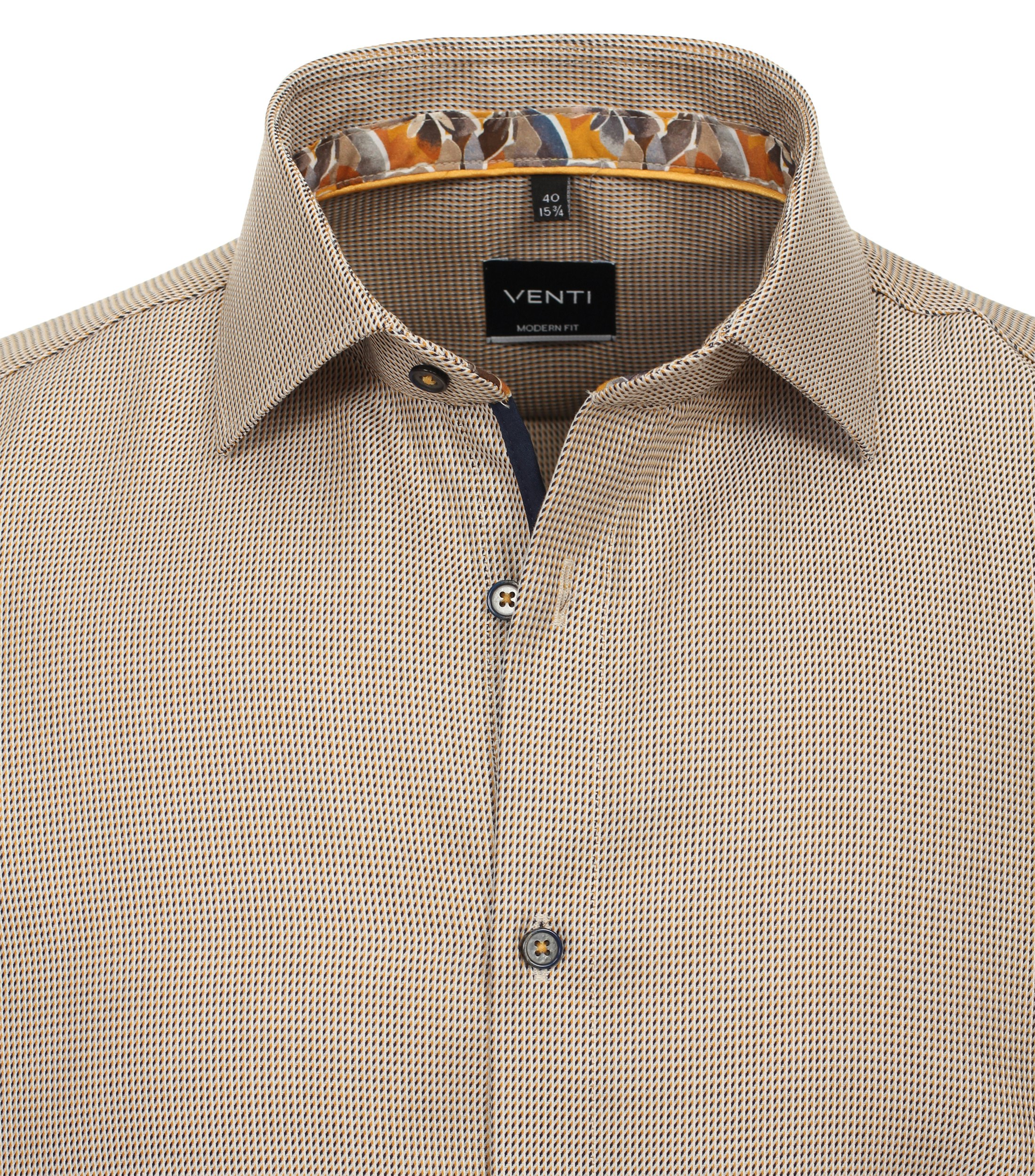 Businesshemd im unifarbenen Design in der Farbe Beige