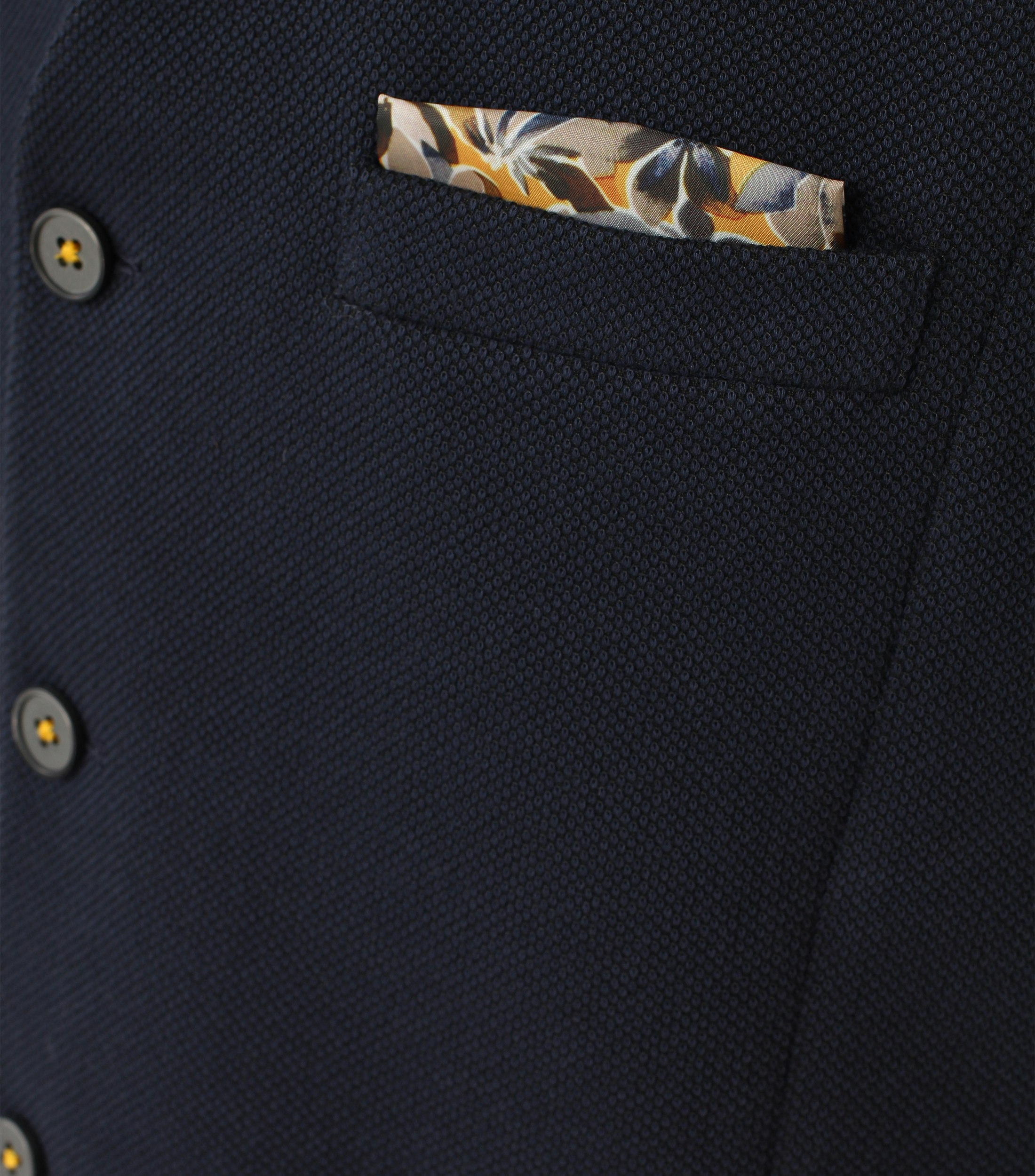 Ein Weste im uni Muster in der Farbe Dunkelblau