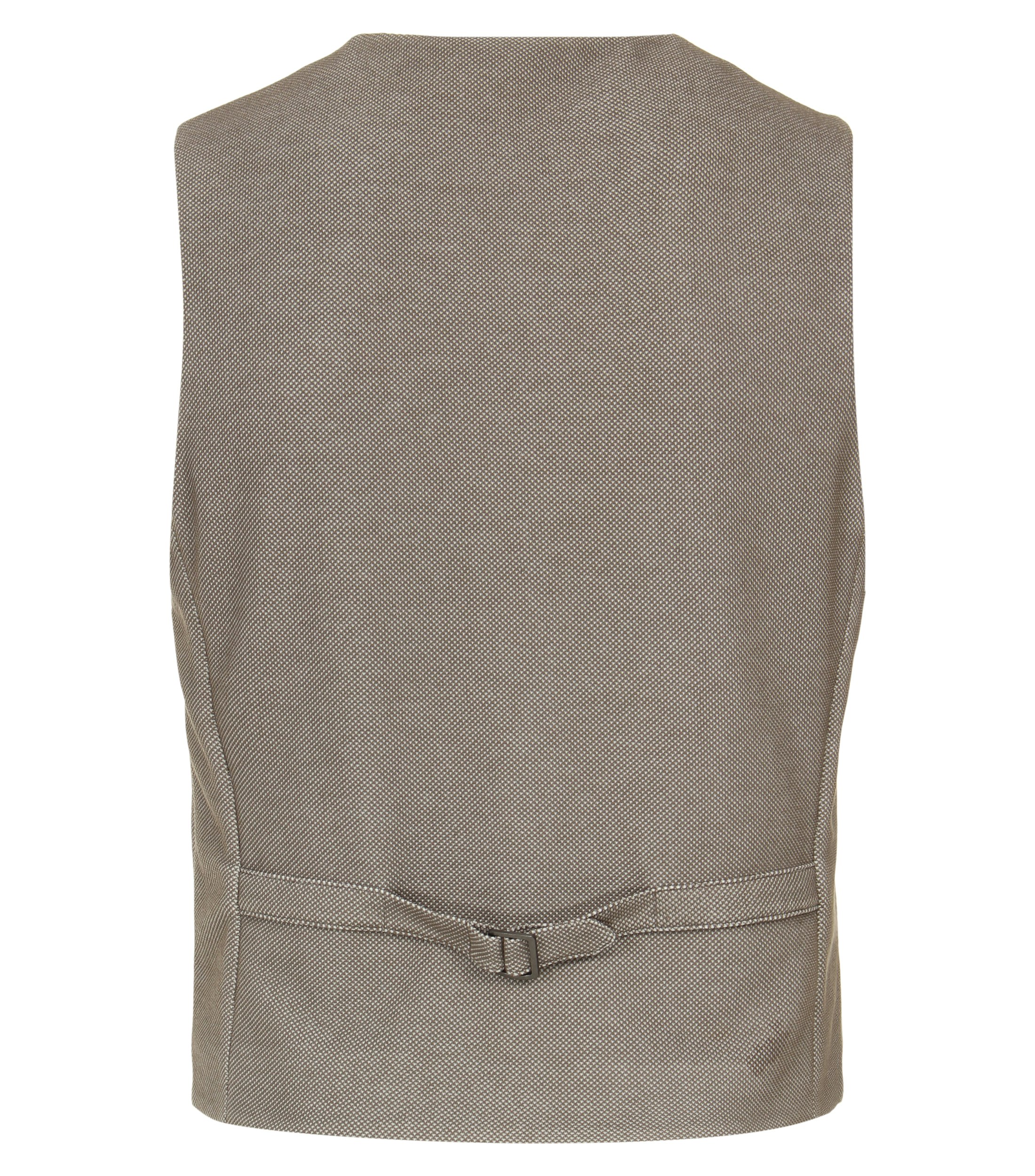 Ein Weste im uni Muster in der Farbe Beige