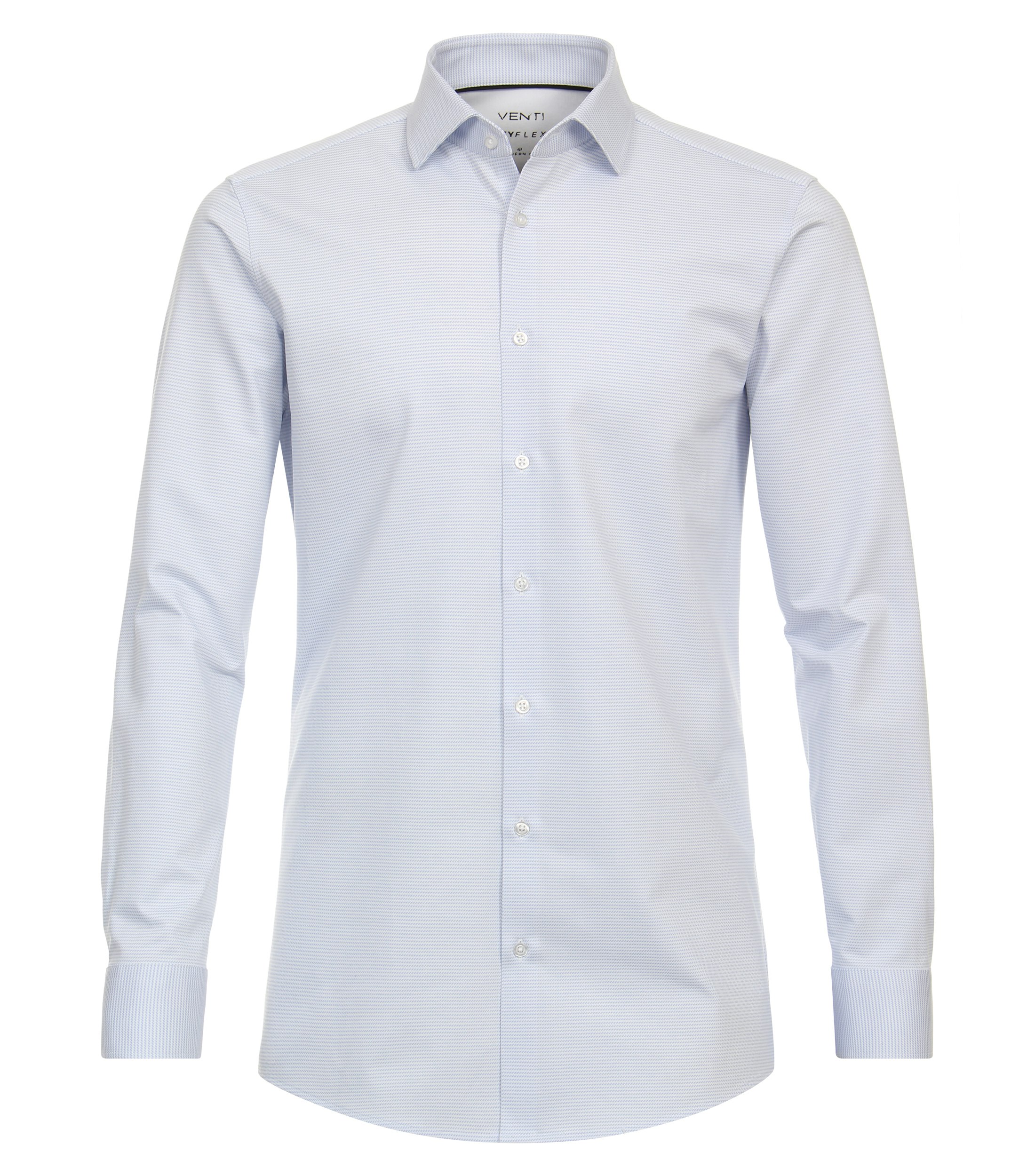 Ein Businesshemd im uni Muster in der Farbe Hellblau