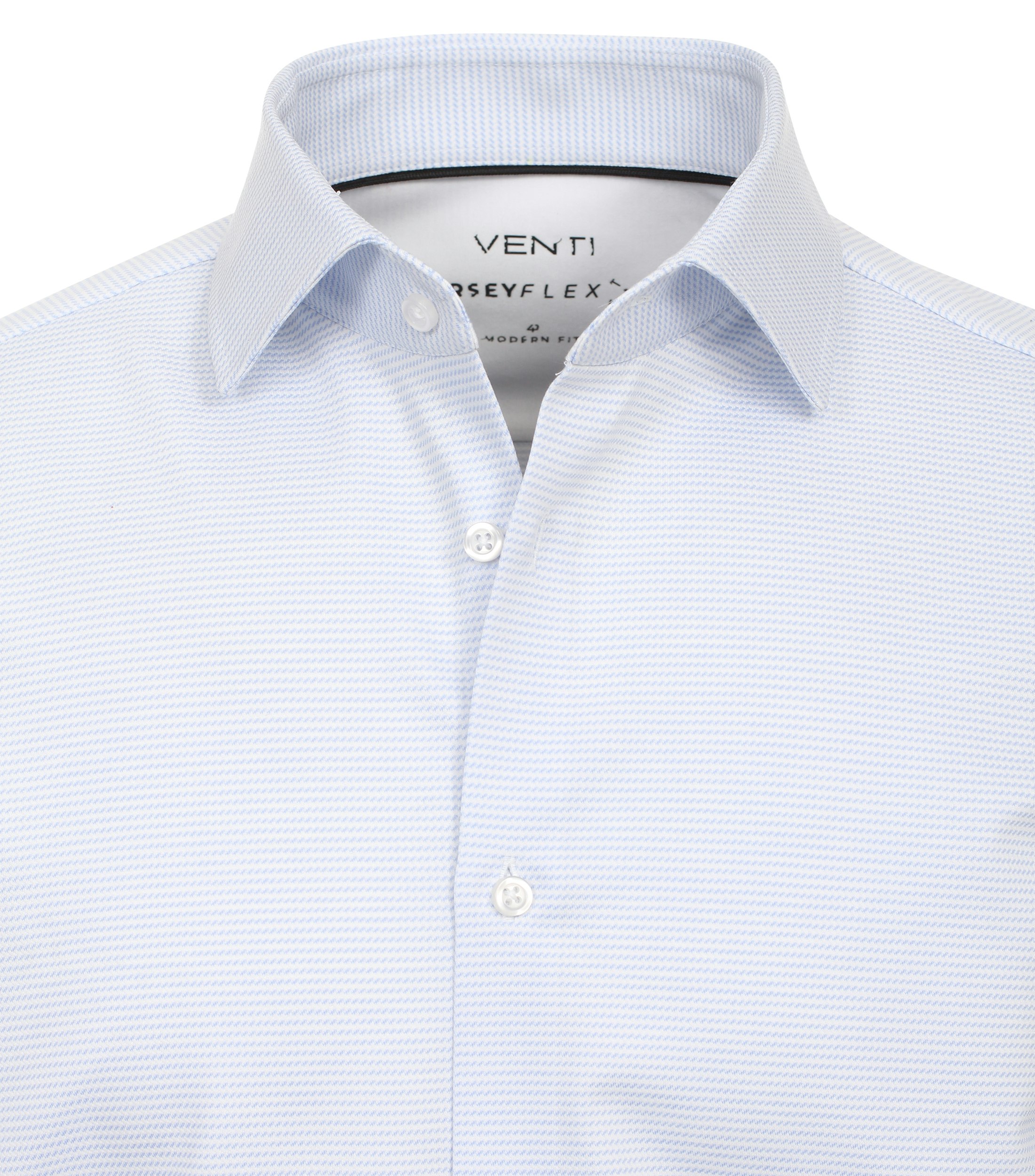 Ein Businesshemd im uni Muster in der Farbe Hellblau