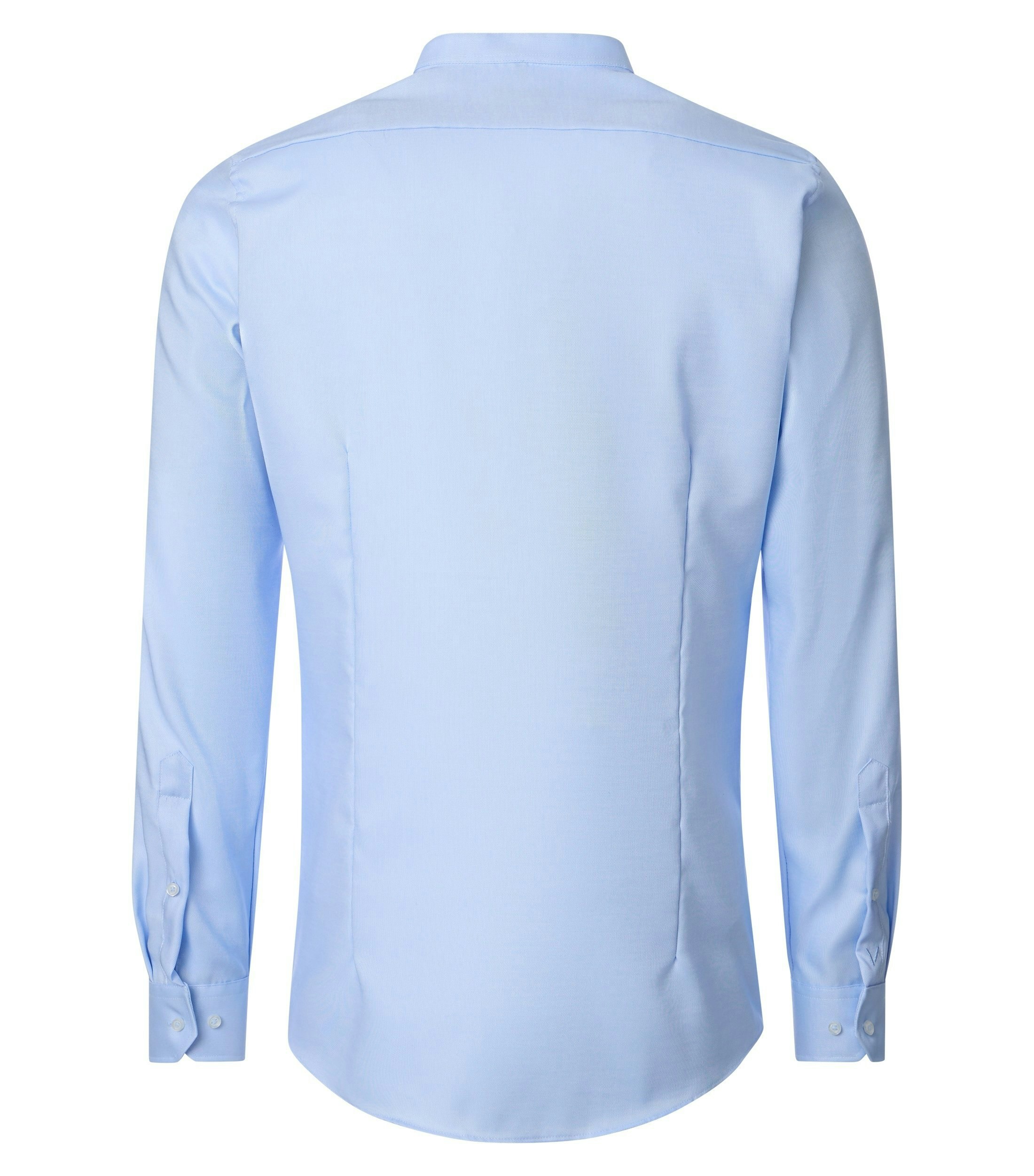 Ein Businesshemd im uni Muster in der Farbe Blau