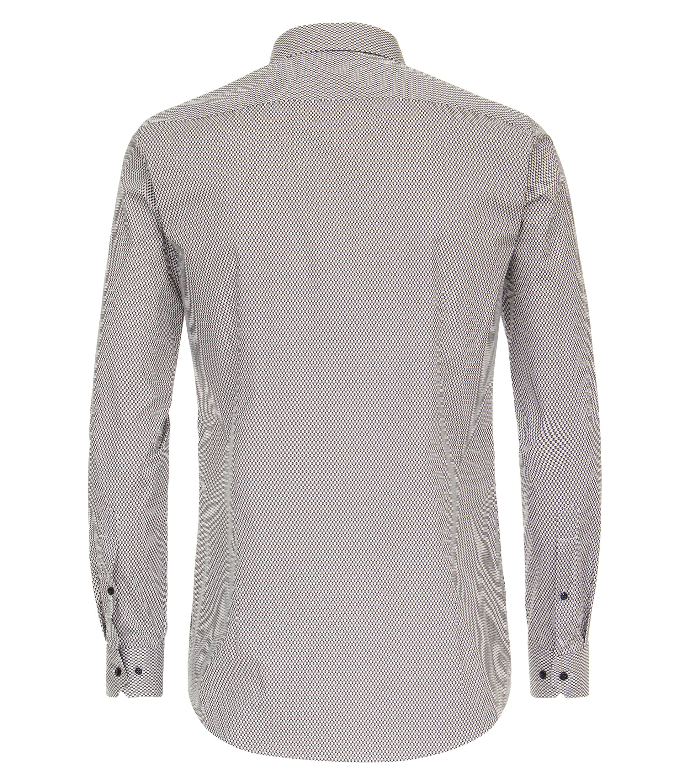 Ein Businesshemd im Print Muster in der Farbe Dunkelblau