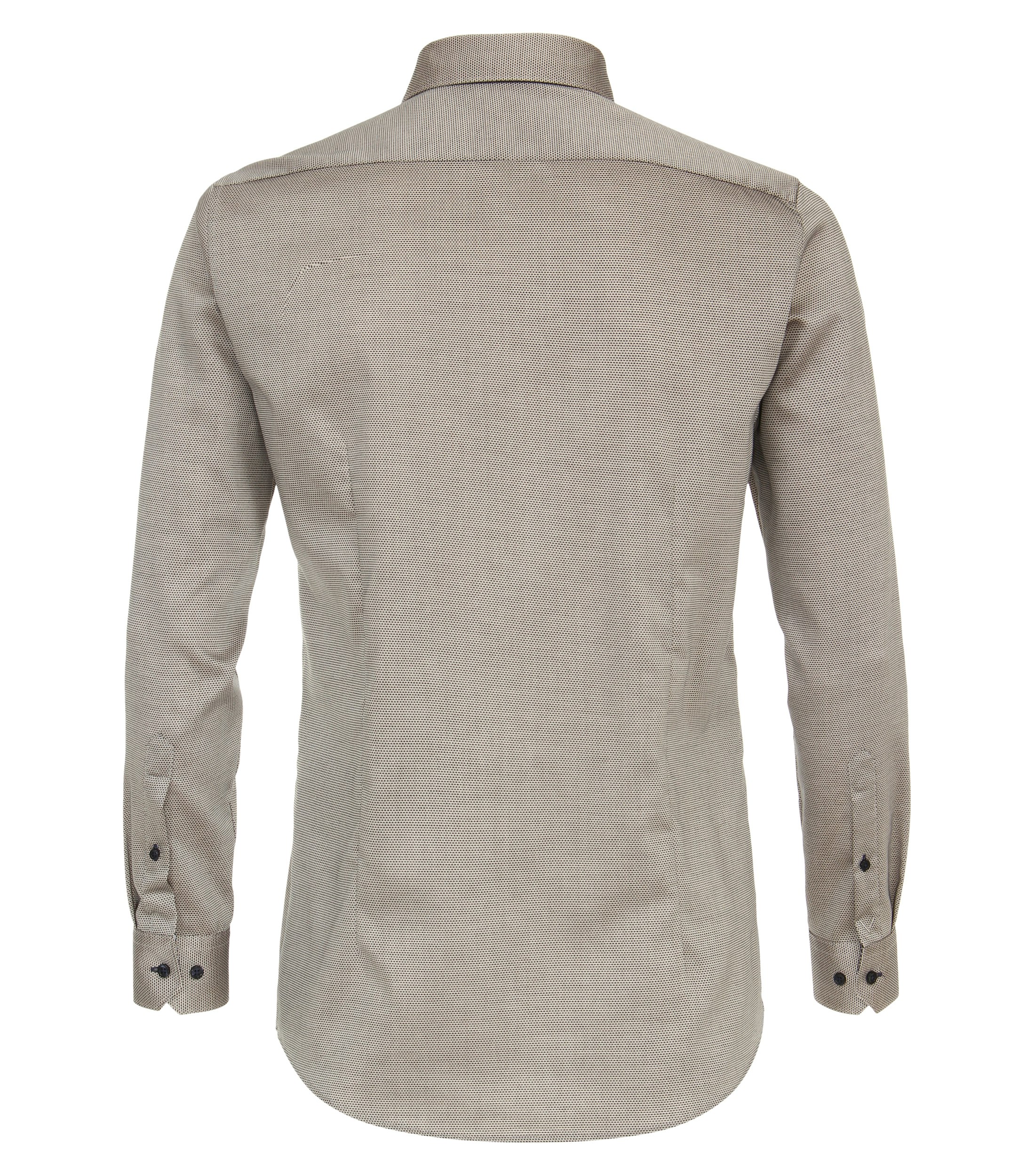 Ein Businesshemd im uni Muster in der Farbe Gelb