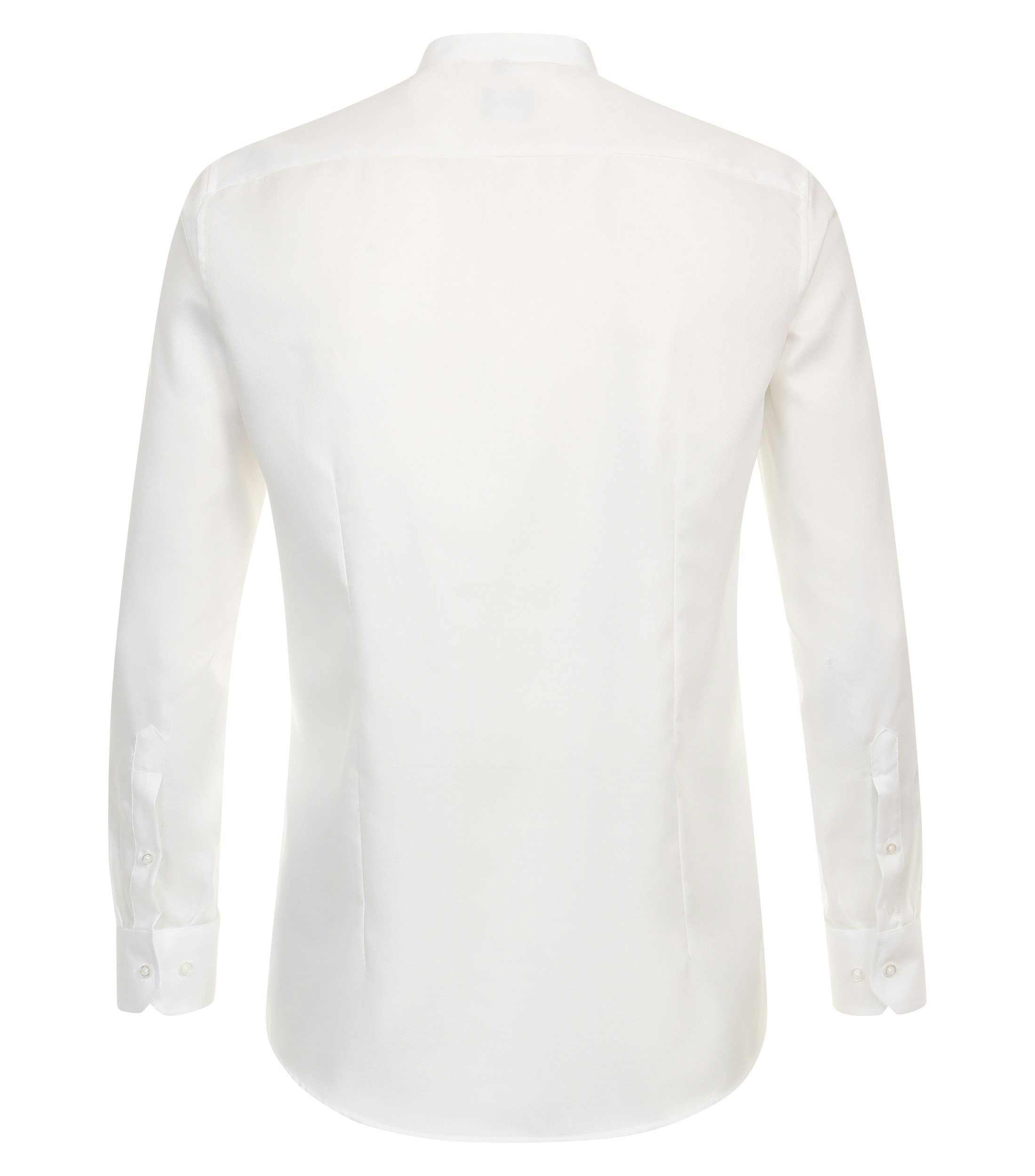 Ein Businesshemd im uni Muster in der Farbe Weiß