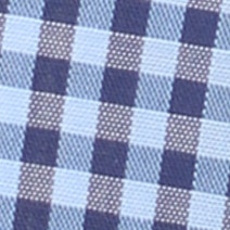 Ein Businesshemd im kariert Muster in der Farbe Mittelblau