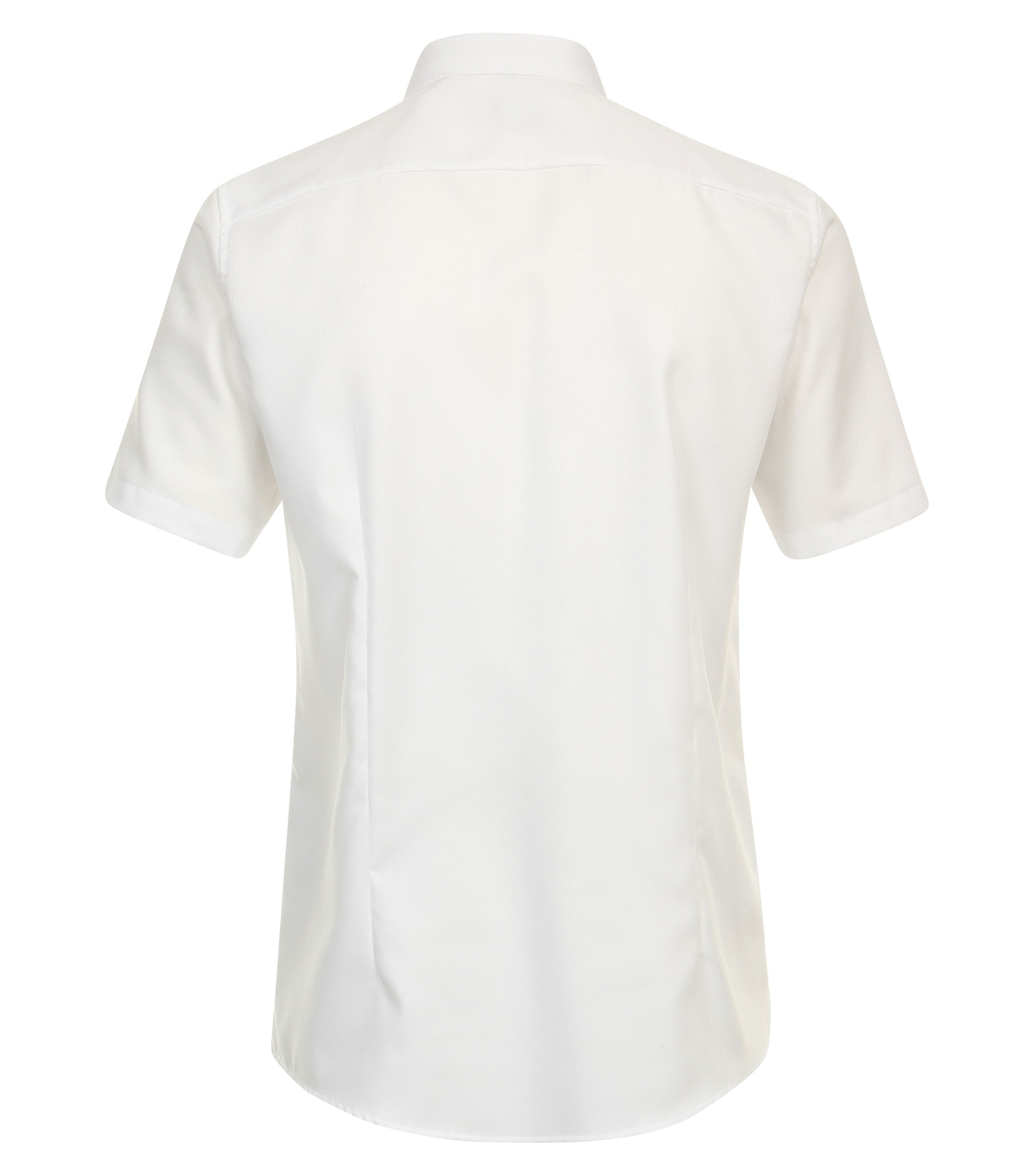 Ein Businesshemd im uni Muster in der Farbe Weiß