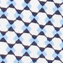 Ein Businesshemd im Print Muster in der Farbe Mittelblau