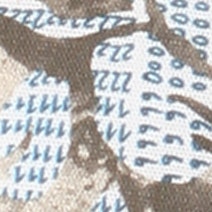Ein Businesshemd im Print Muster in der Farbe Braun