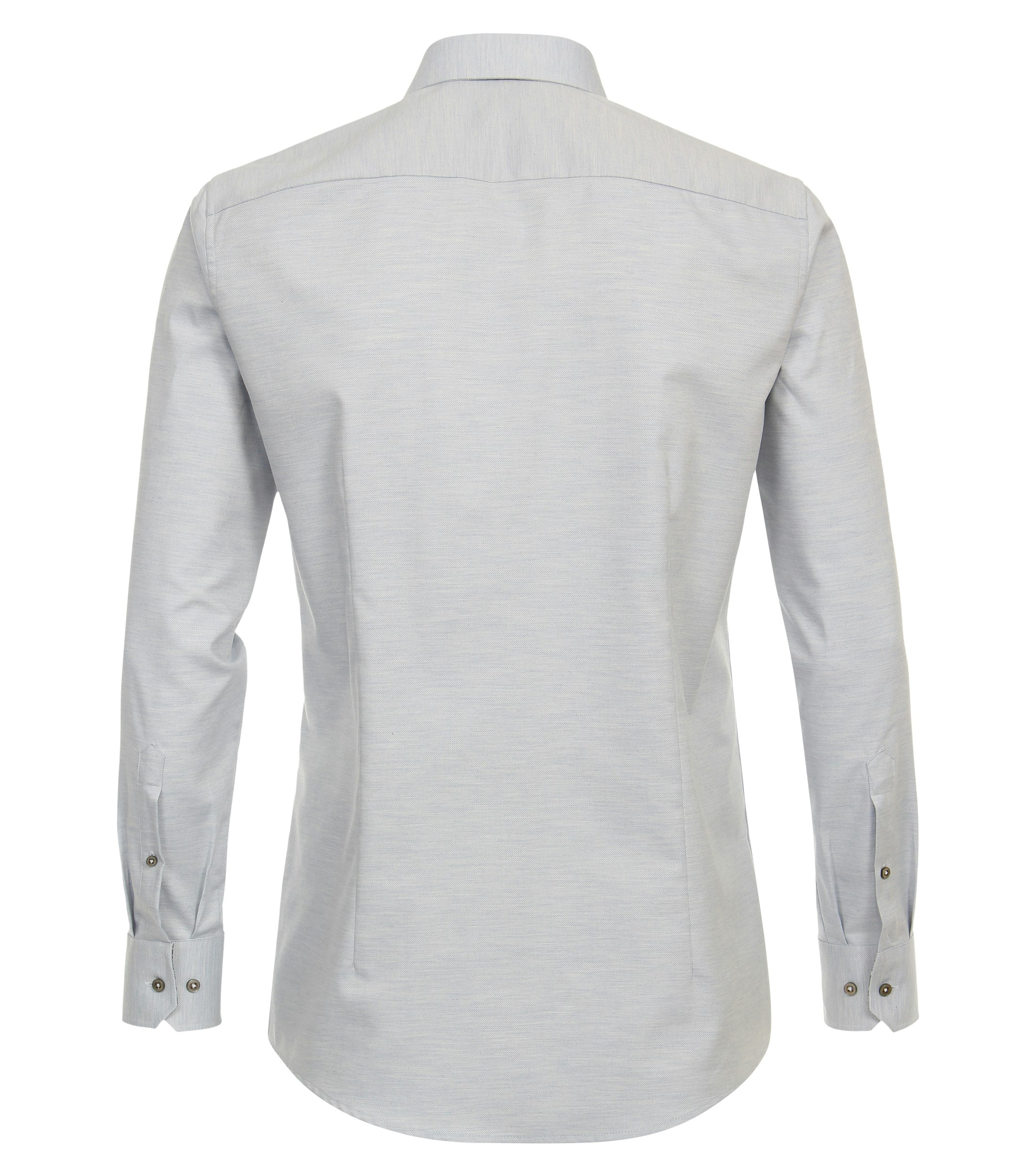 Ein Businesshemd im uni Muster in der Farbe Hellgrau