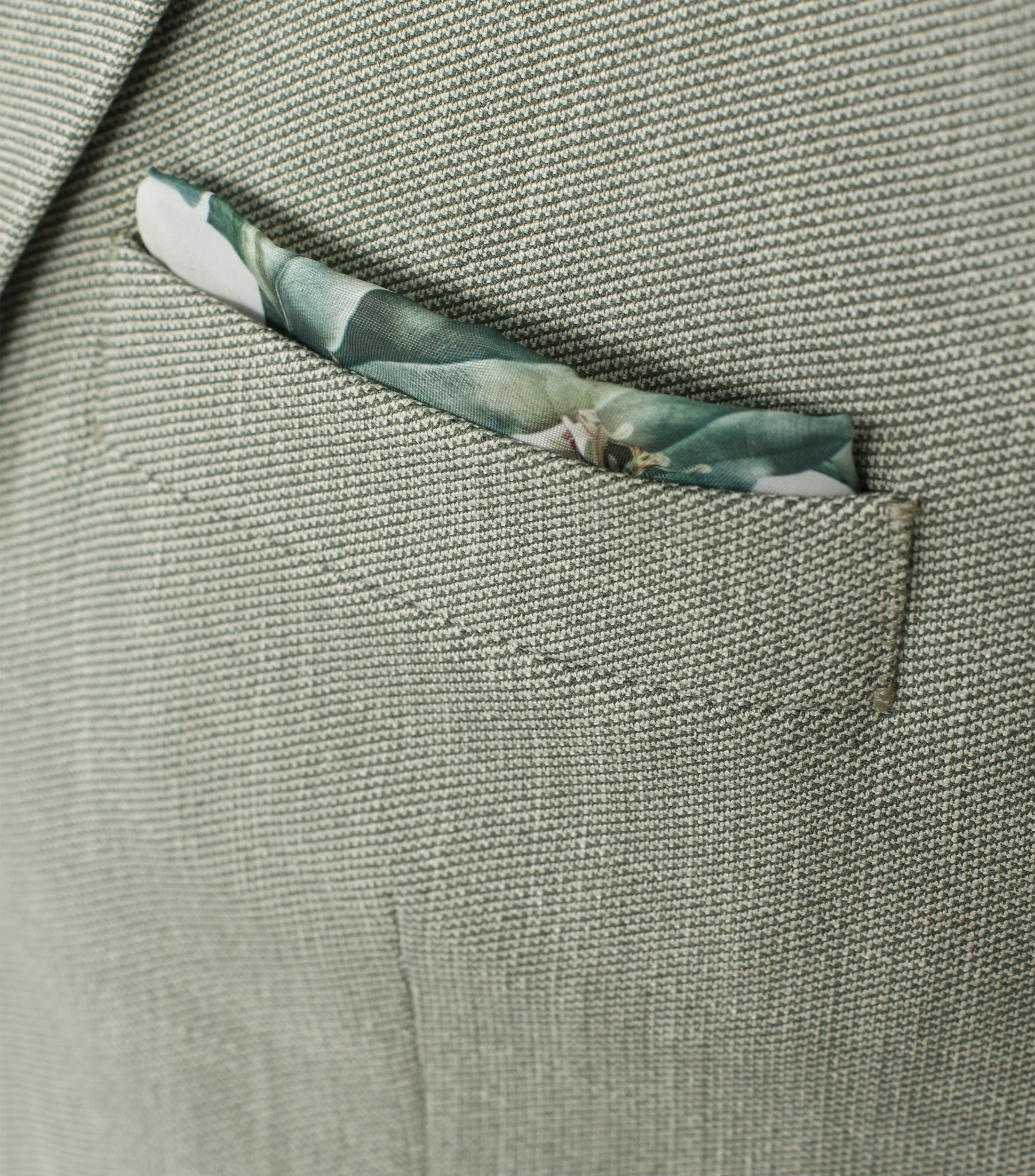 Ein Sakko im uni Muster in der Farbe Grün