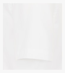 Ein Businesshemd im uni Muster in der Farbe Weiß