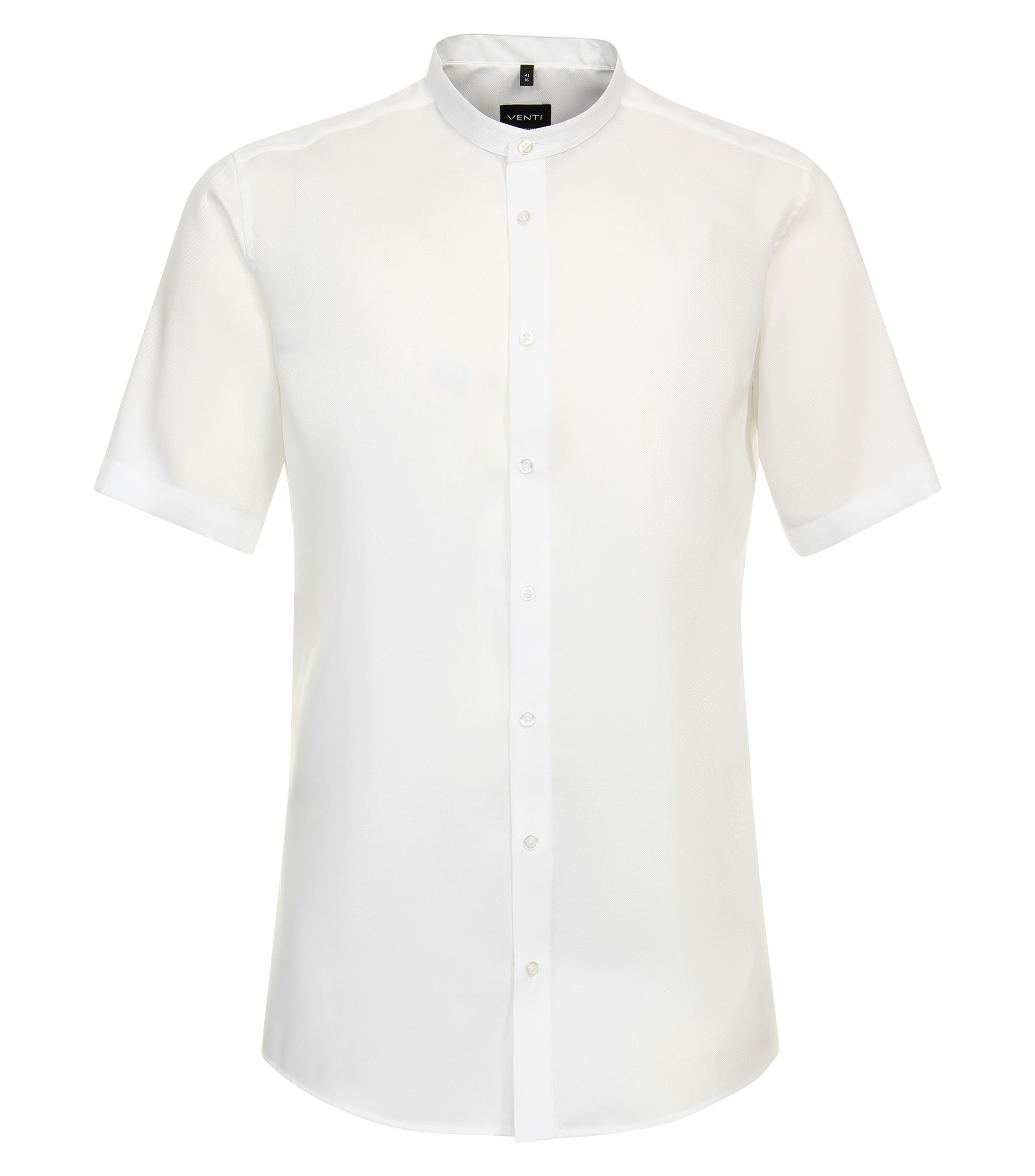 Ein Businesshemd im uni Muster in der Farbe Weiß