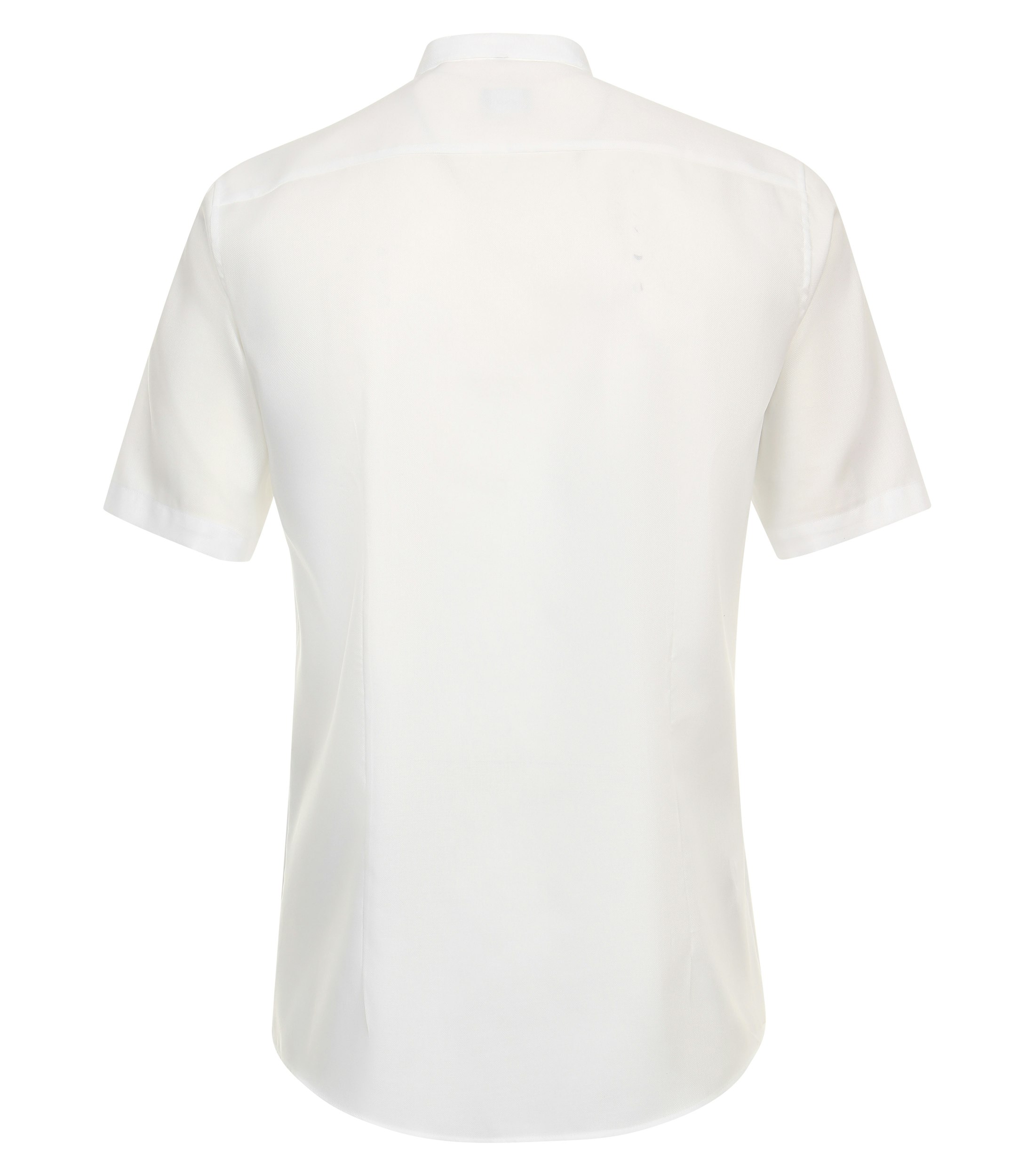 Ein Businesshemd im uni Muster in der Farbe Weiß