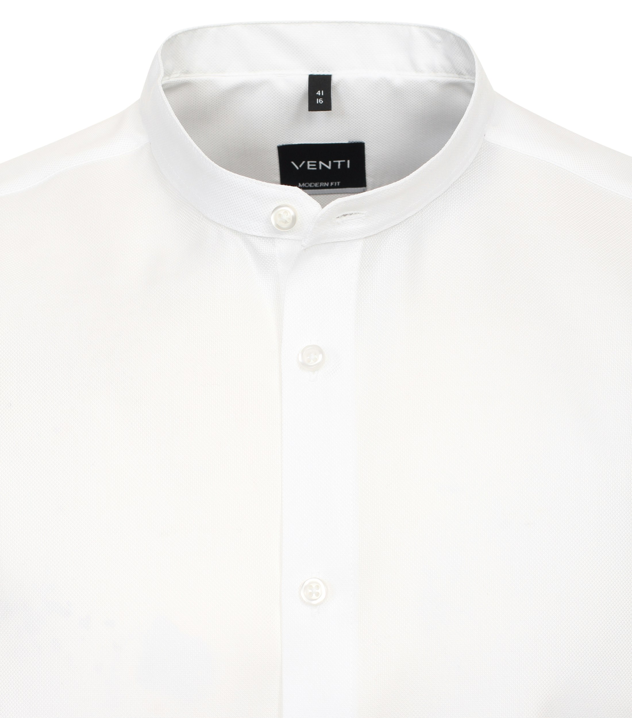 Ein Businesshemd im uni Muster in der Farbe Weiß