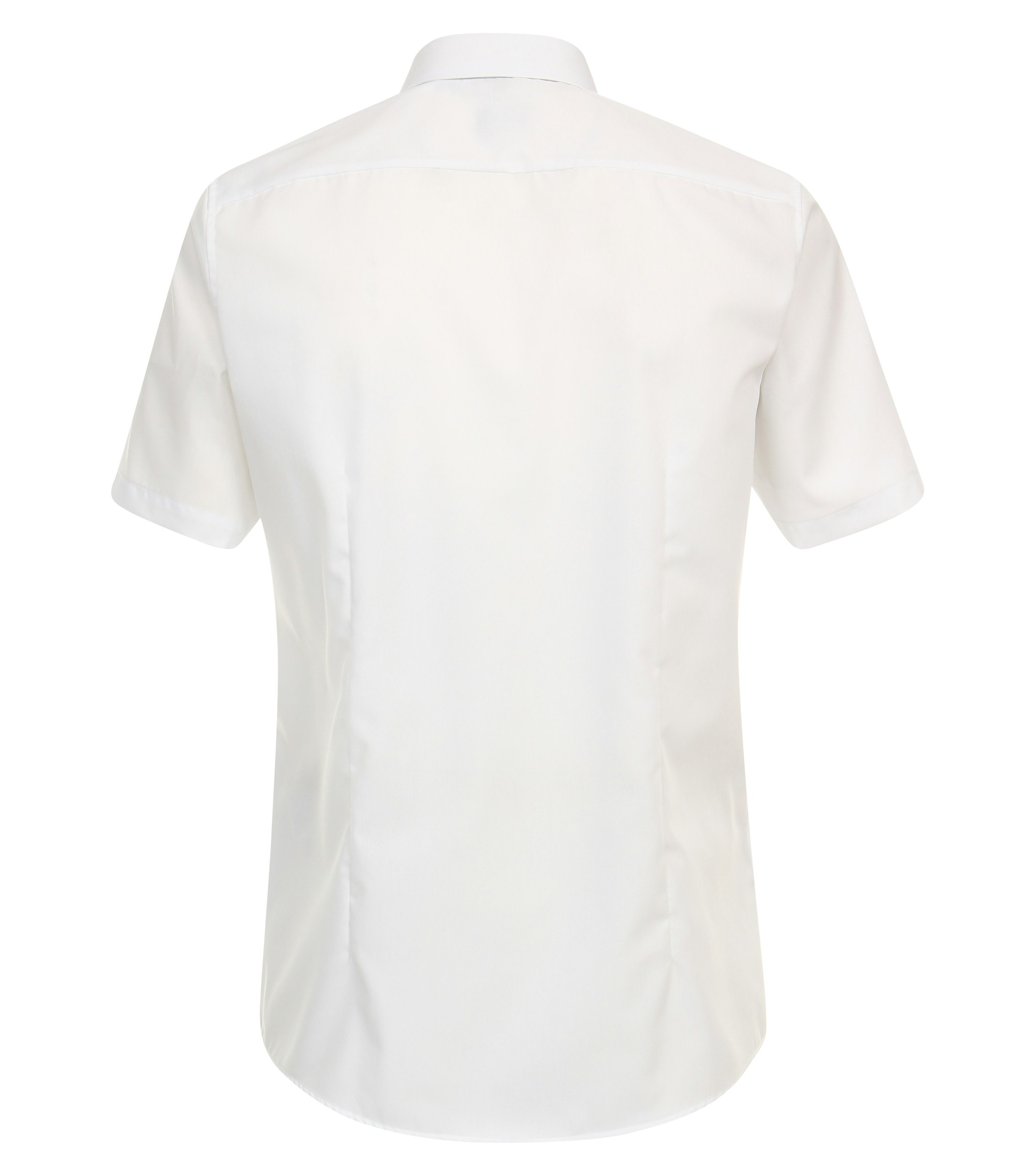 Ein Businesshemd im uni Muster in der Farbe Weiß