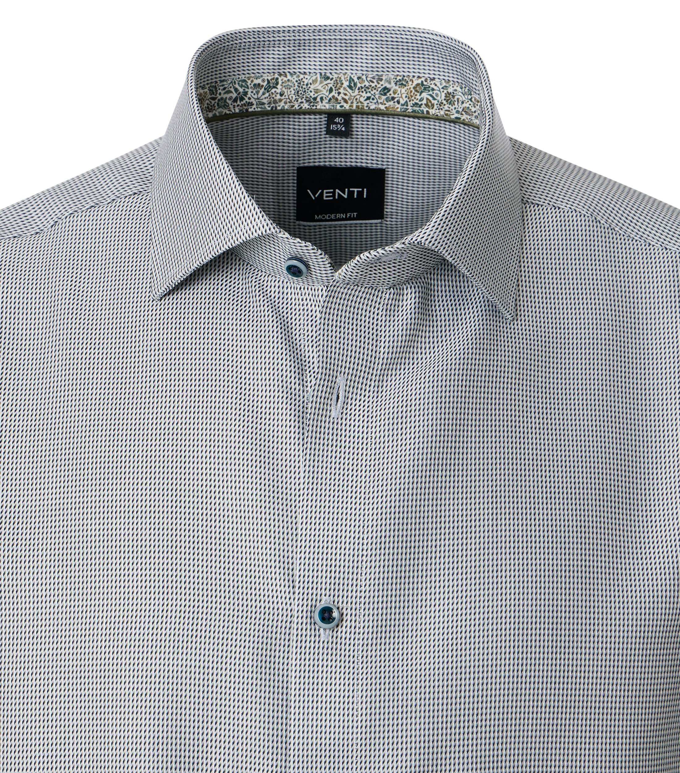 Ein Businesshemd im uni Muster in der Farbe Hellgrün