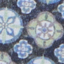 Ein Businesshemd im Print Muster in der Farbe Blau