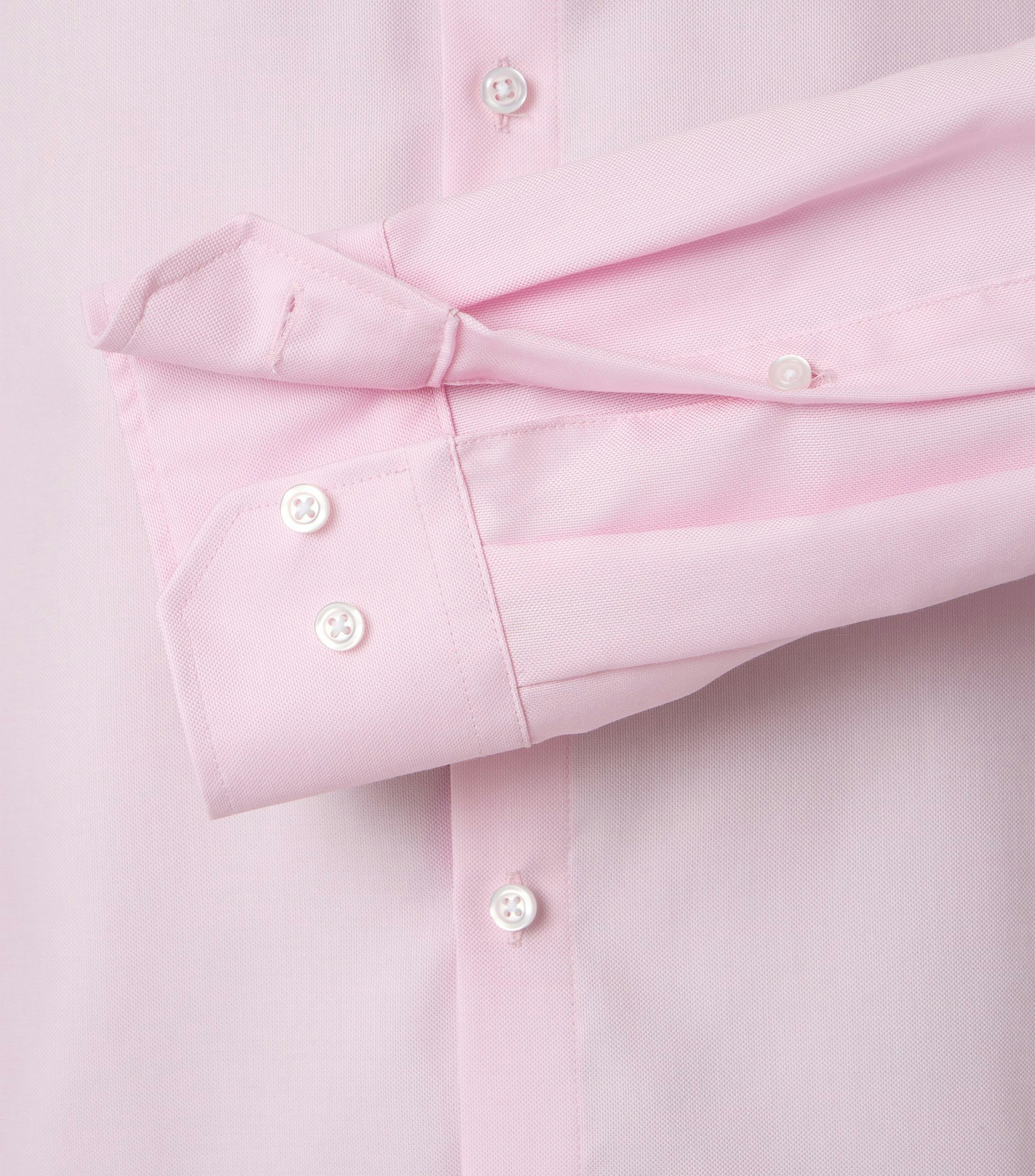 Ein Businesshemd im uni Muster in der Farbe Zartrosa