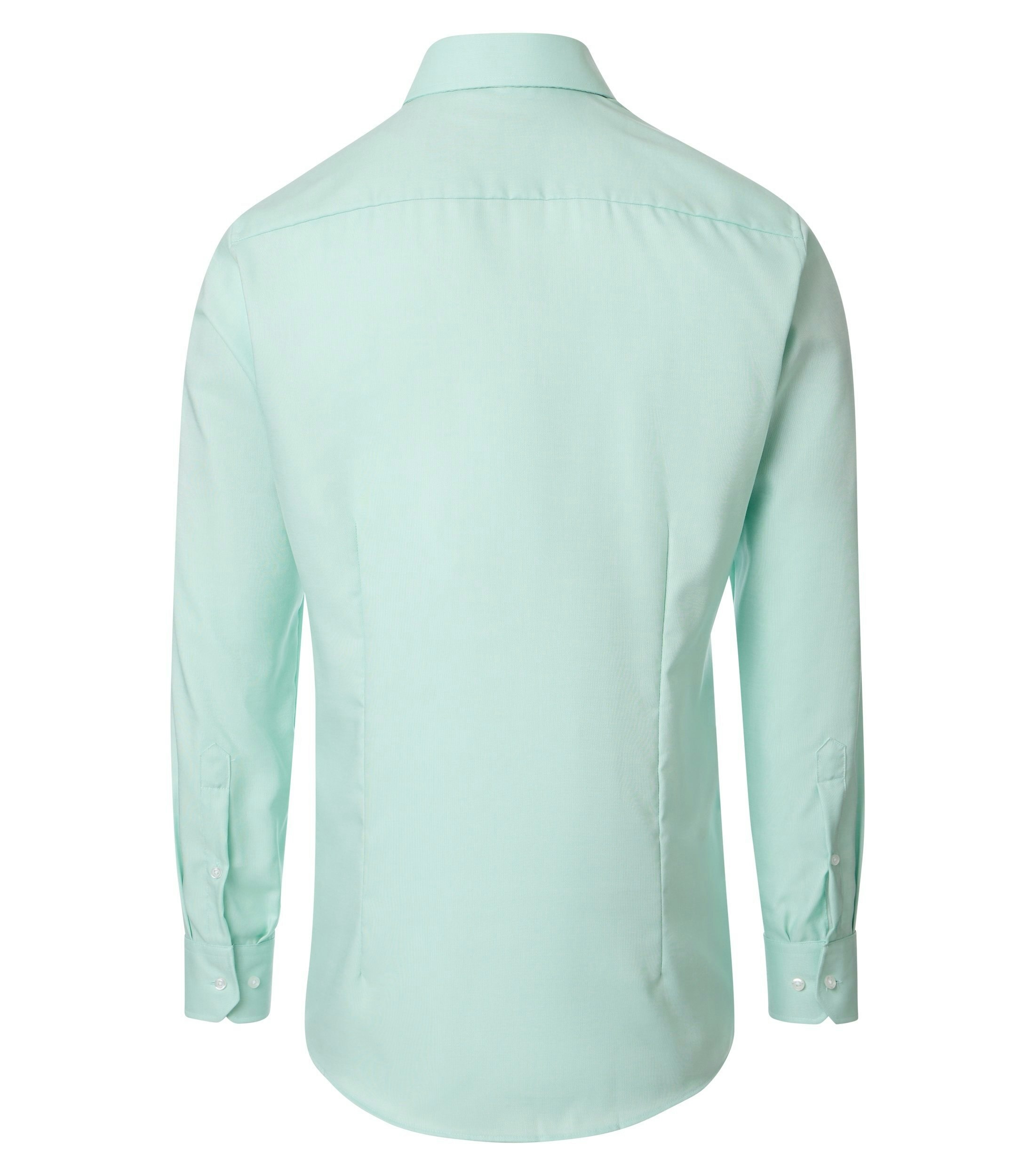 Ein Businesshemd im uni Muster in der Farbe Mint