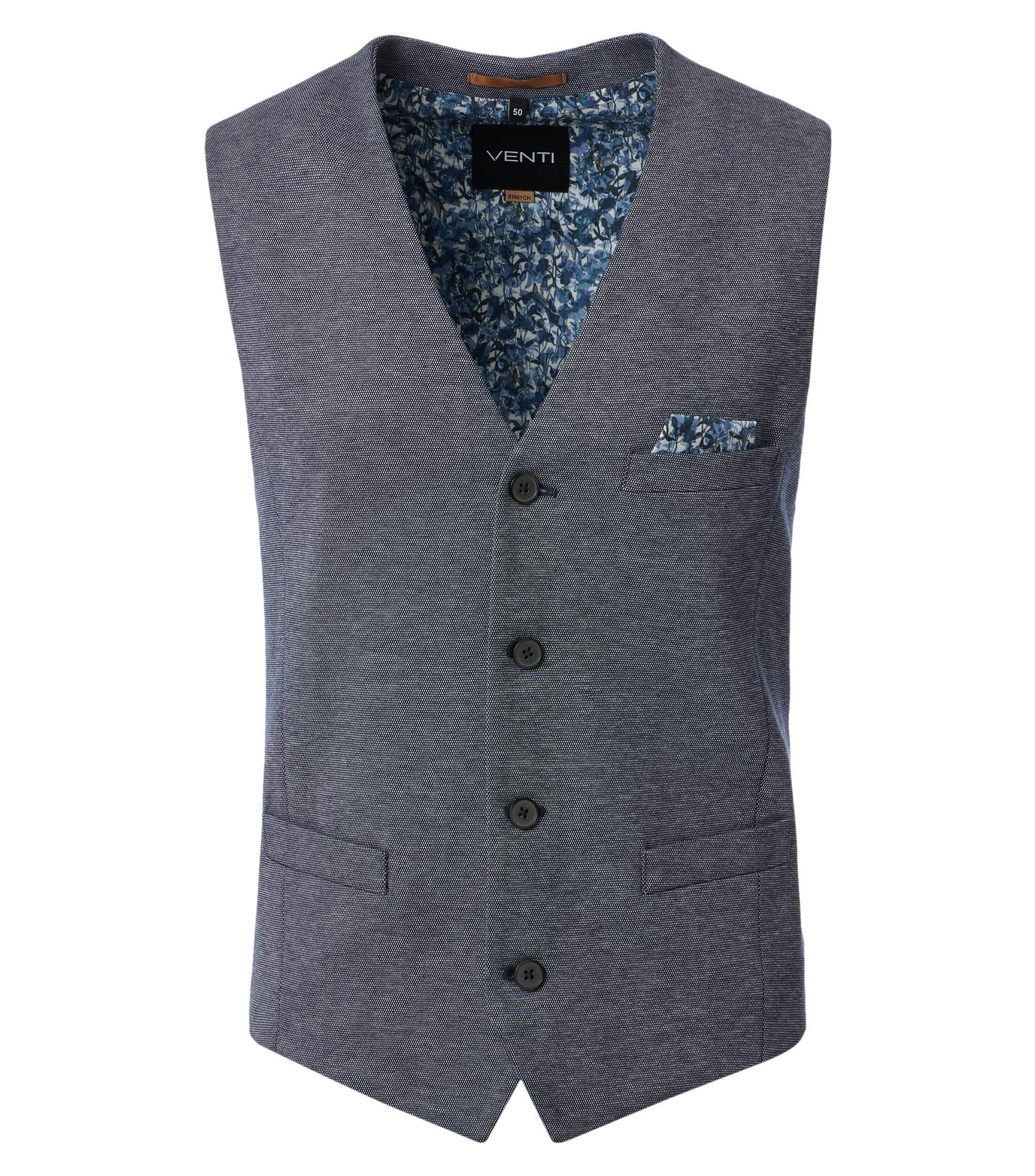 Ein Weste im uni Muster in der Farbe Hellblau