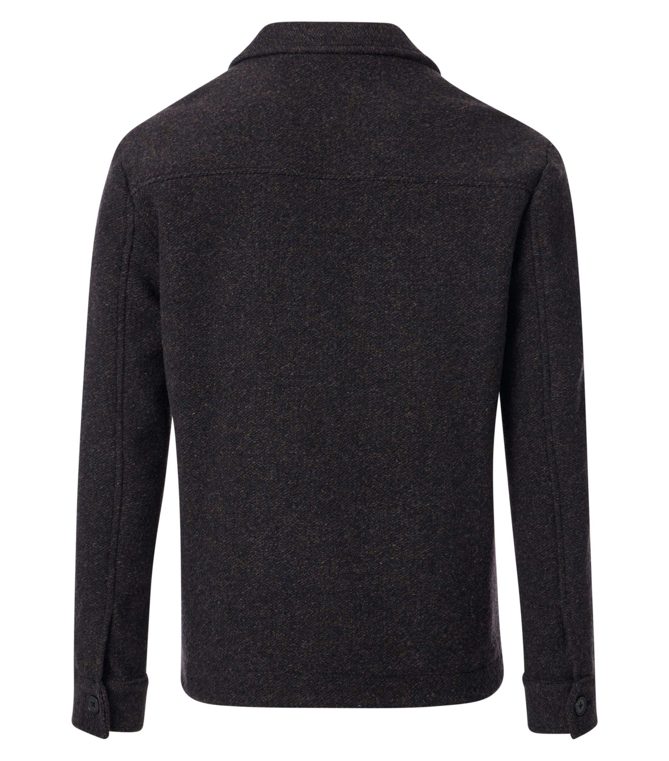 Ein Businesshemd im uni Muster in der Farbe Braun