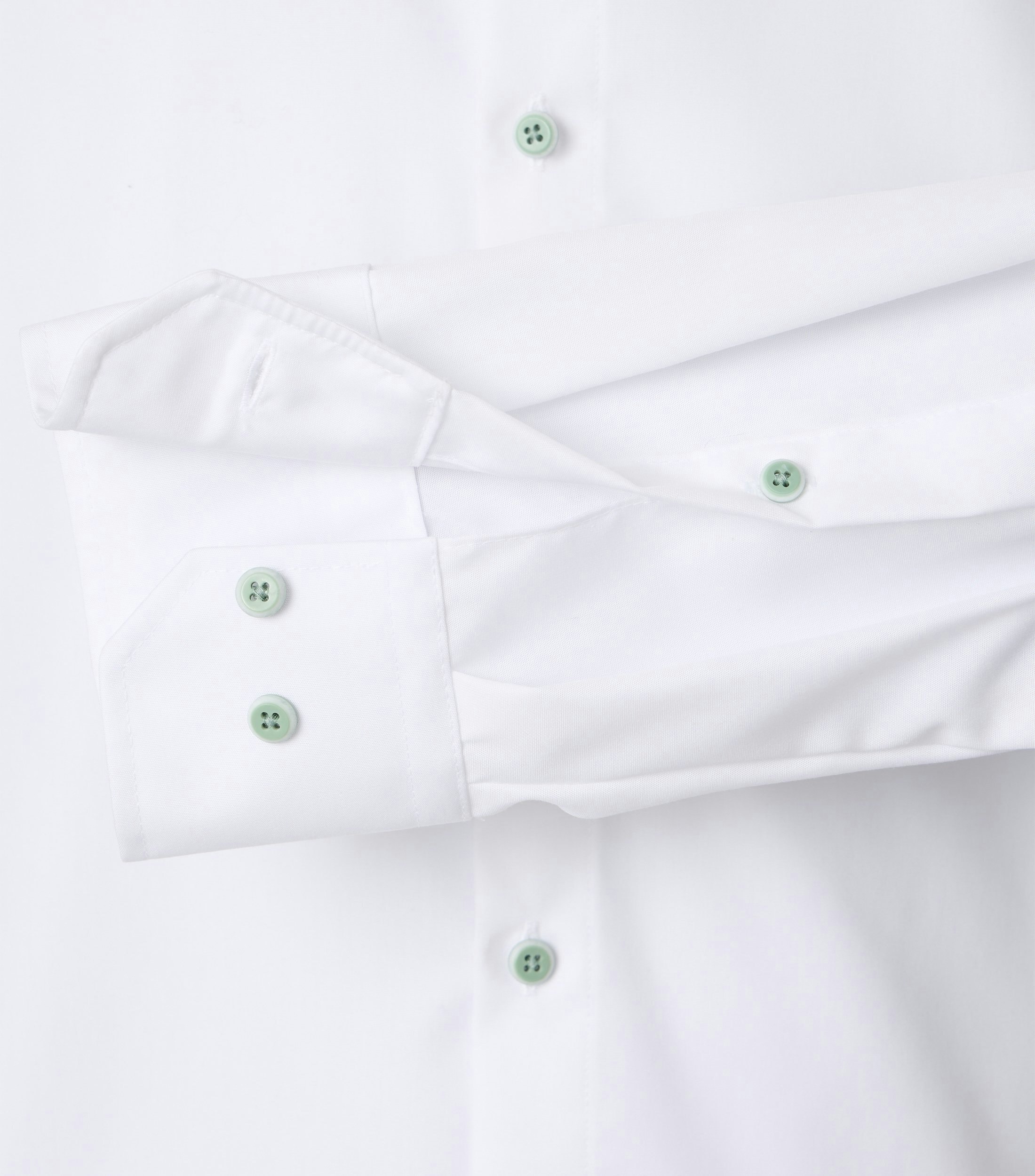 Ein Businesshemd im uni Muster in der Farbe Weißgrau