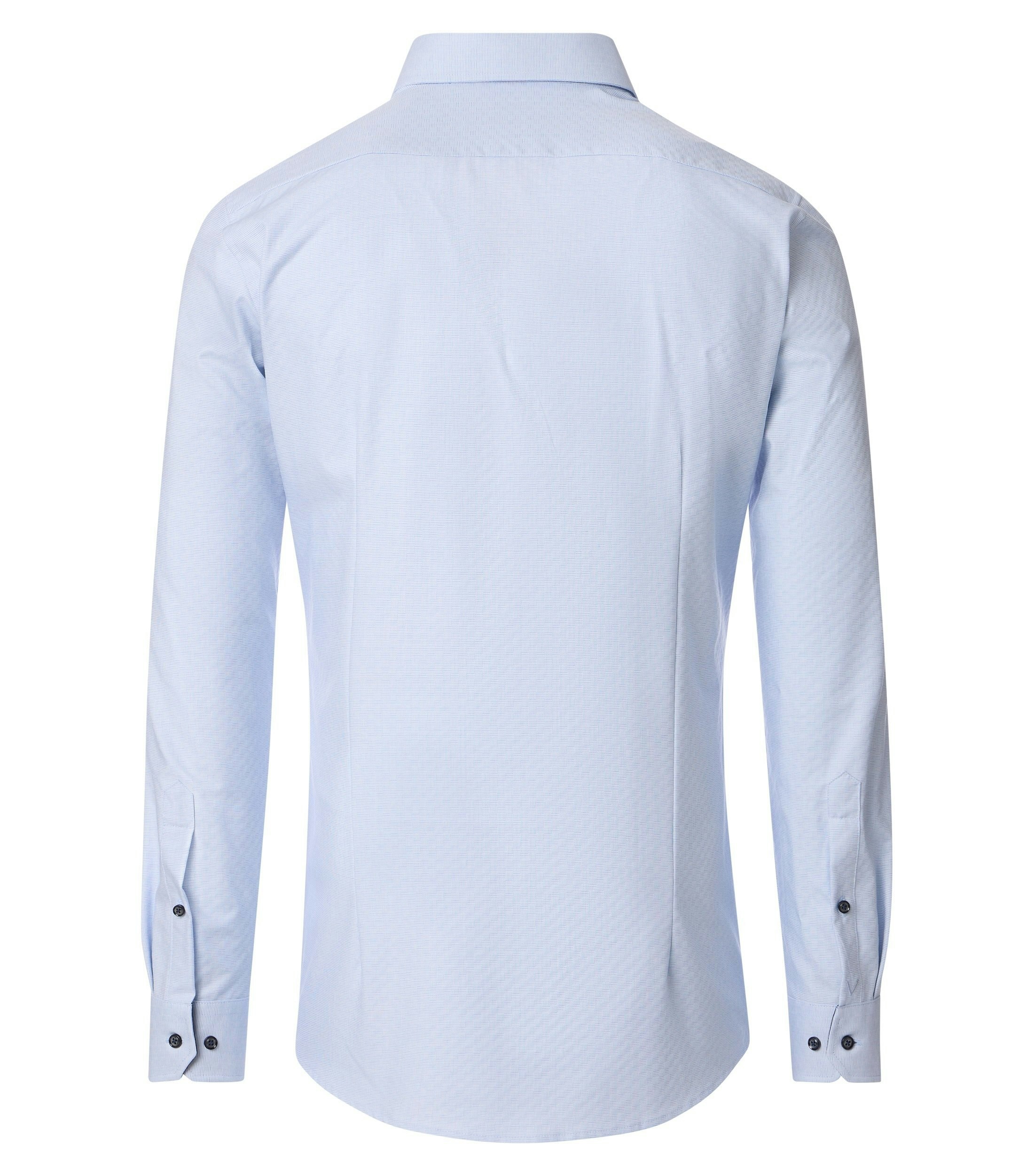 Ein Businesshemd im uni Muster in der Farbe helles Himmelblau