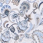 Ein Businesshemd im Print Muster in der Farbe Blau