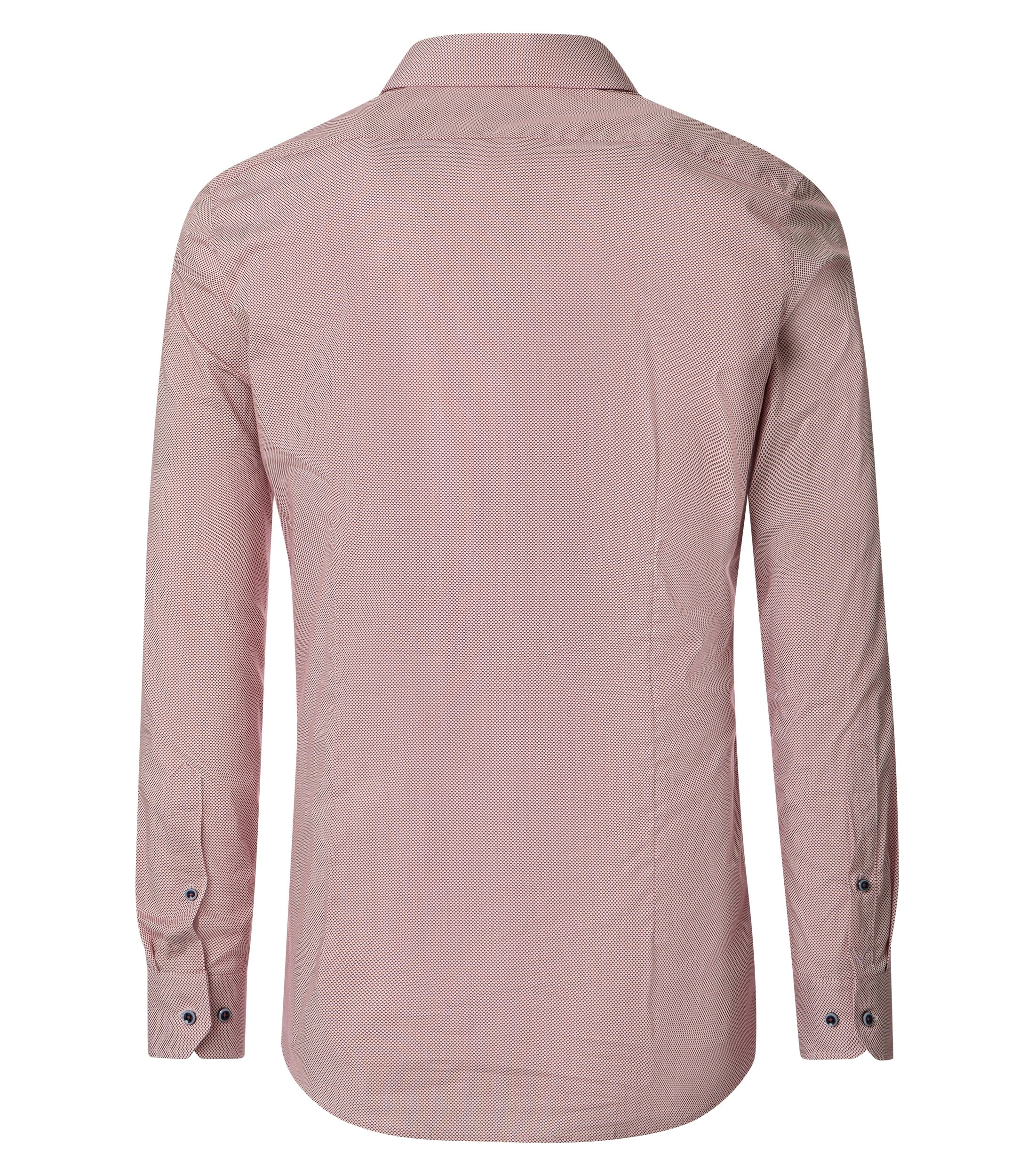 Ein Businesshemd im Print Muster in der Farbe Hellrot