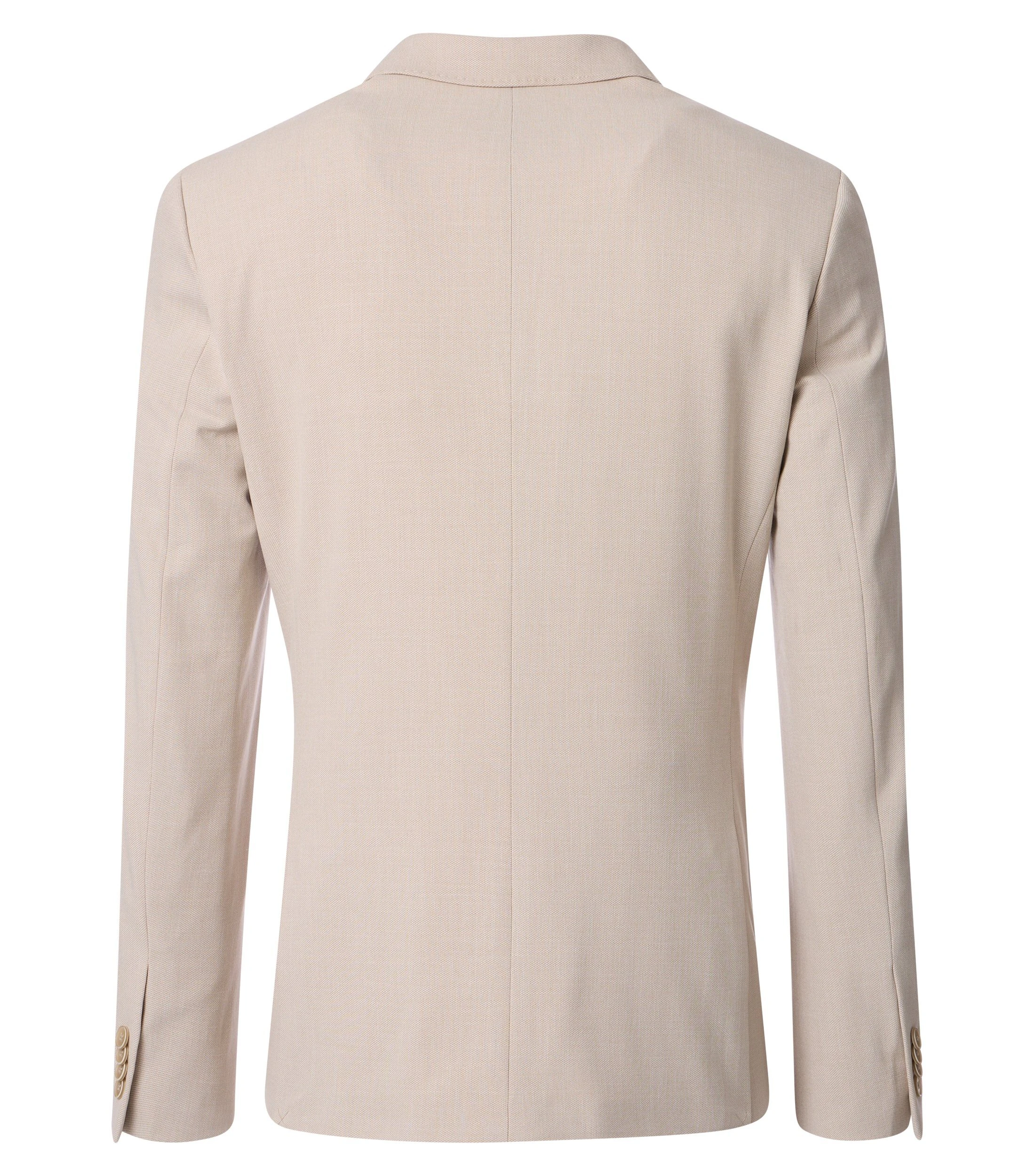 Sakko im unifarbenen Design in der Farbe Beige