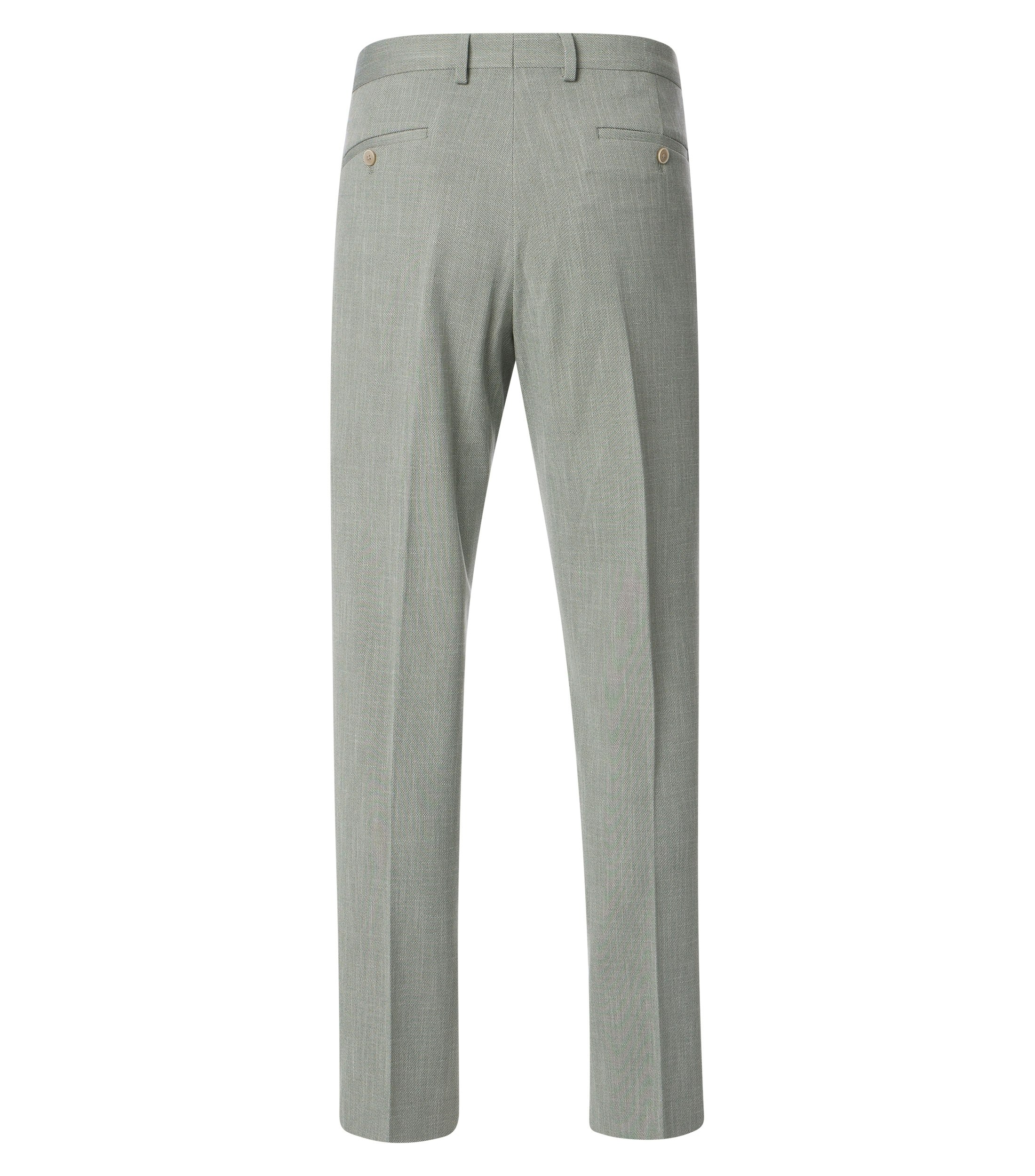 Eine Chino im uni Muster in der Farbe Grün