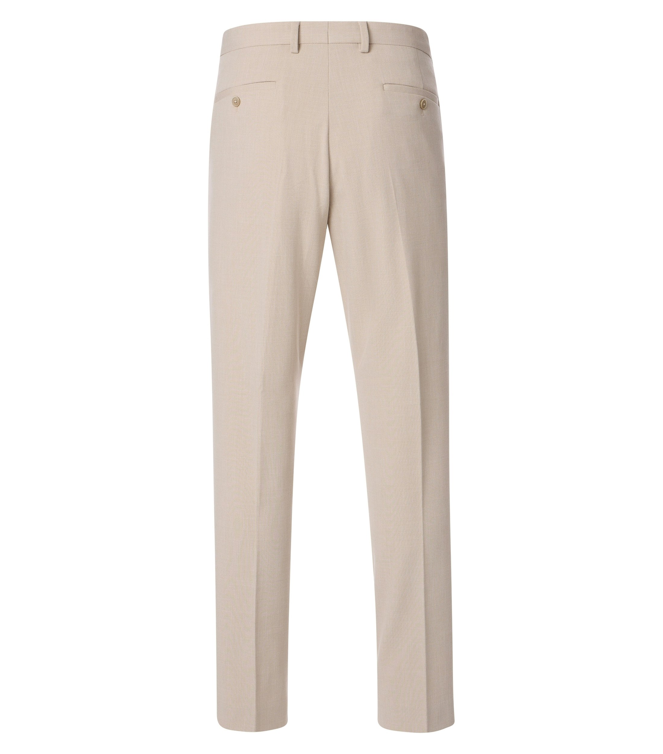 Anzughose im unifarbenen Design in der Farbe Beige