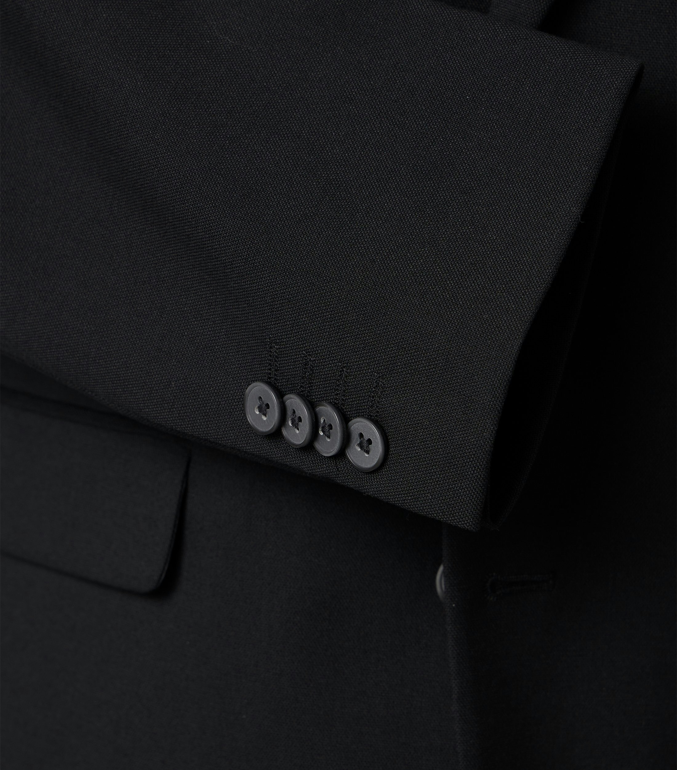 Ein Sakko im uni Muster in der Farbe Schwarz